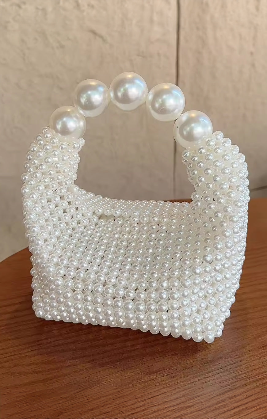 Pearl-Embellished Clutch Purse for Weddings & Events | Penelope Bag