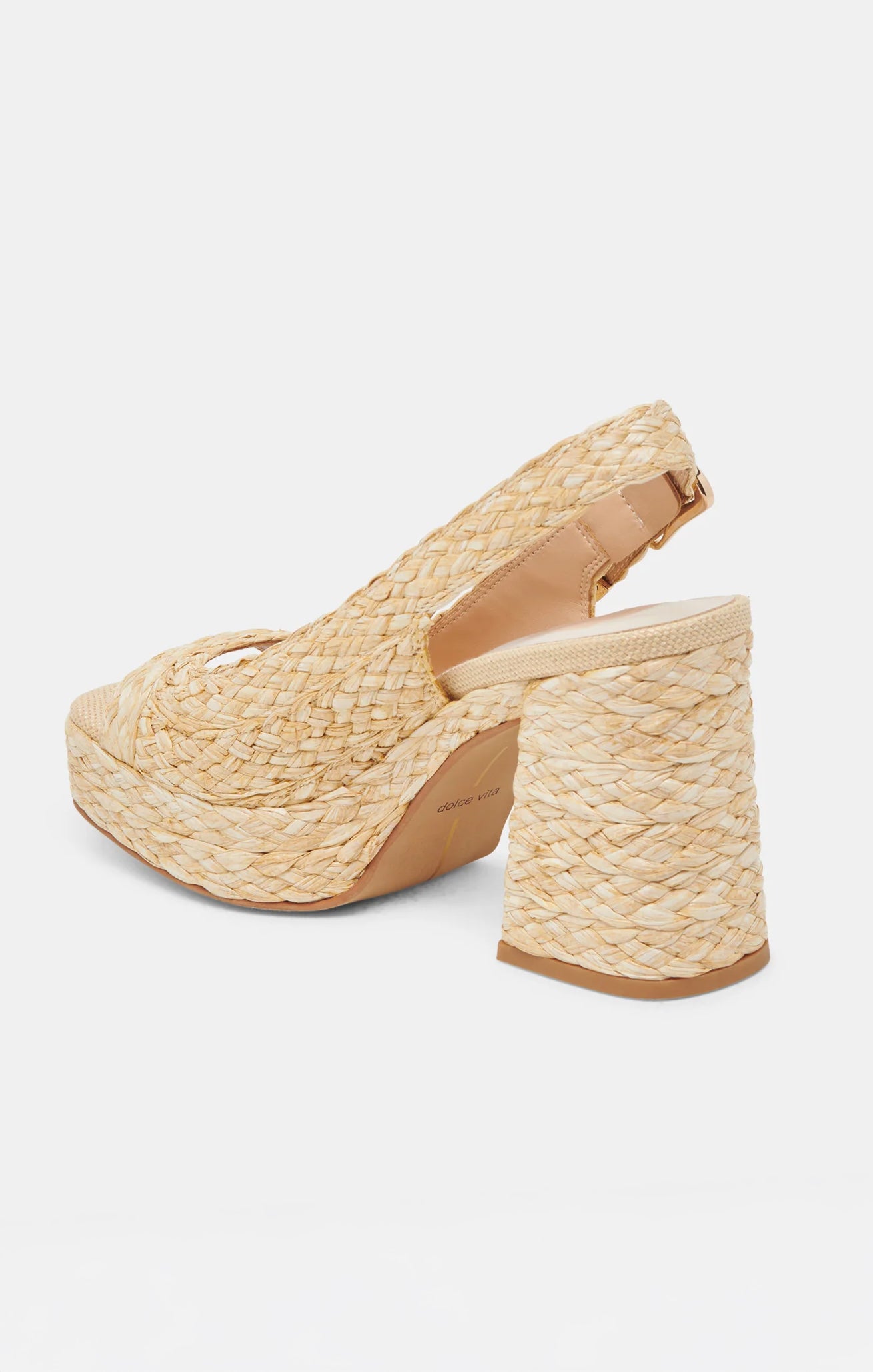 Peep-Toe Platform Heel with Slingback Strap | Dolce Vita Flores