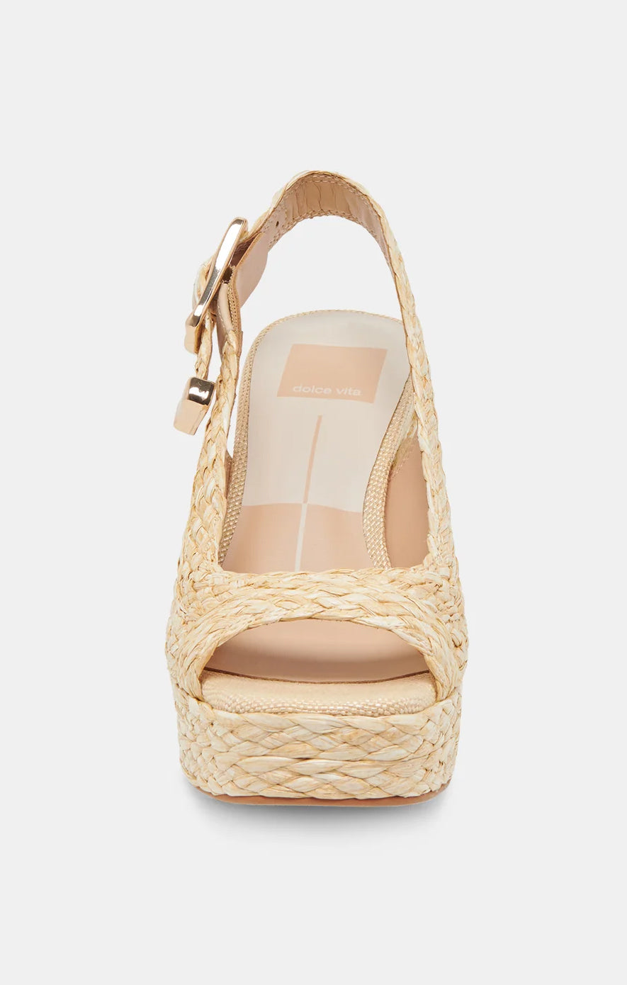 Peep-Toe Platform Heel with Slingback Strap | Dolce Vita Flores