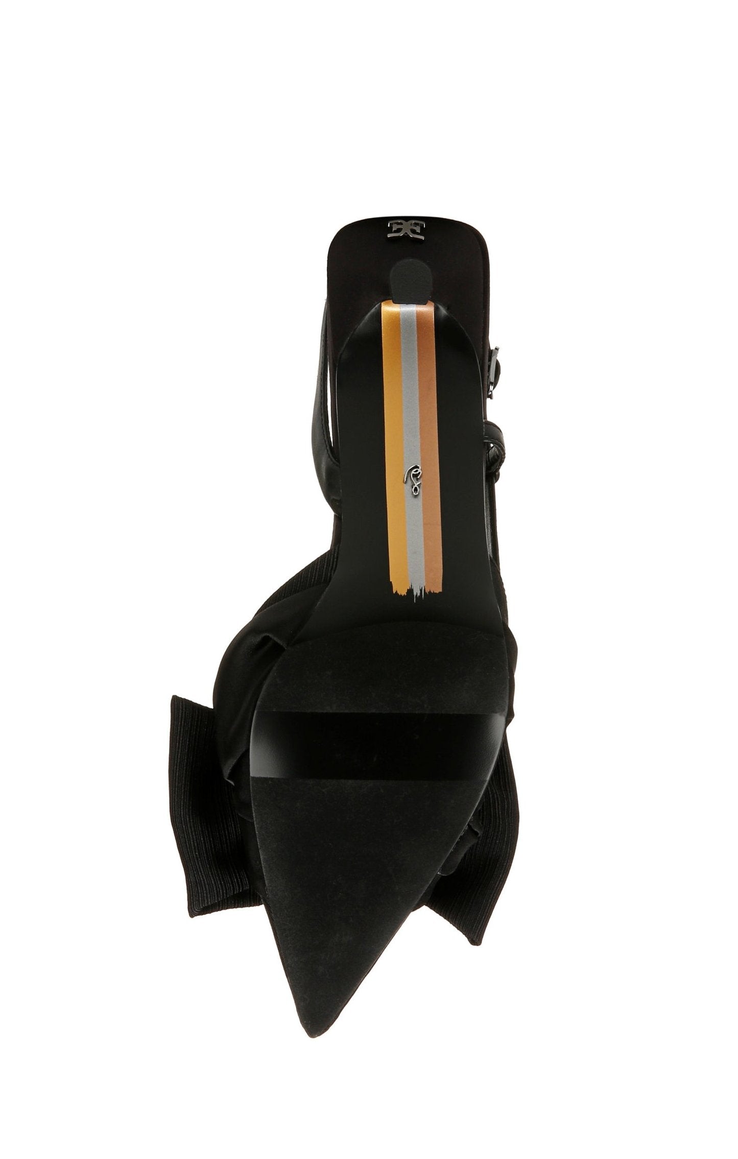 Sam Edelman Treena Bow Slingback Kitten Heel in Black