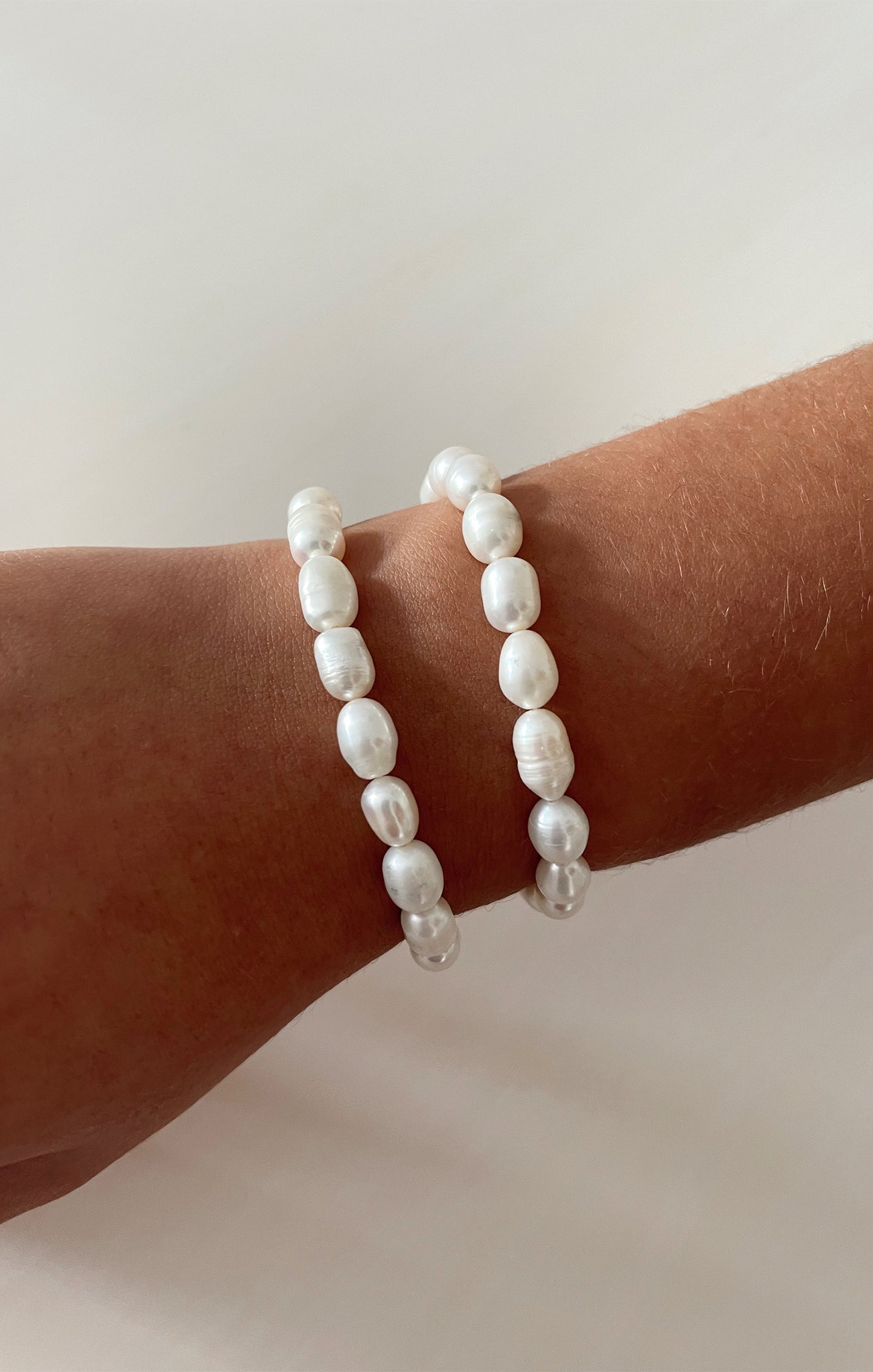 Ivory Pearl Bracelet for Stacking | ALV Jewels Arielle