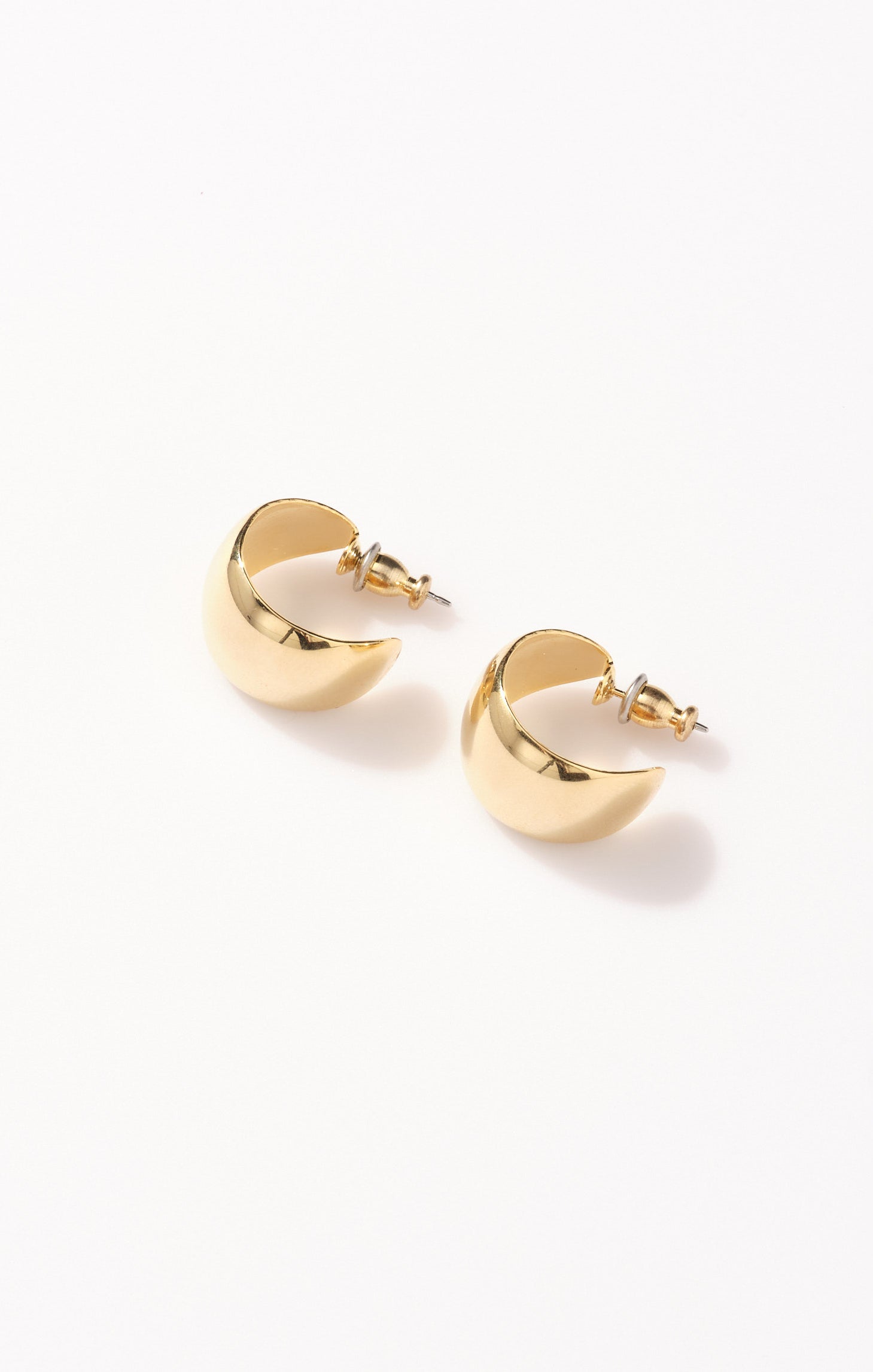 Mini Gold Hoop Earrings | Lightweight & Comfortable | Faithy Jewels