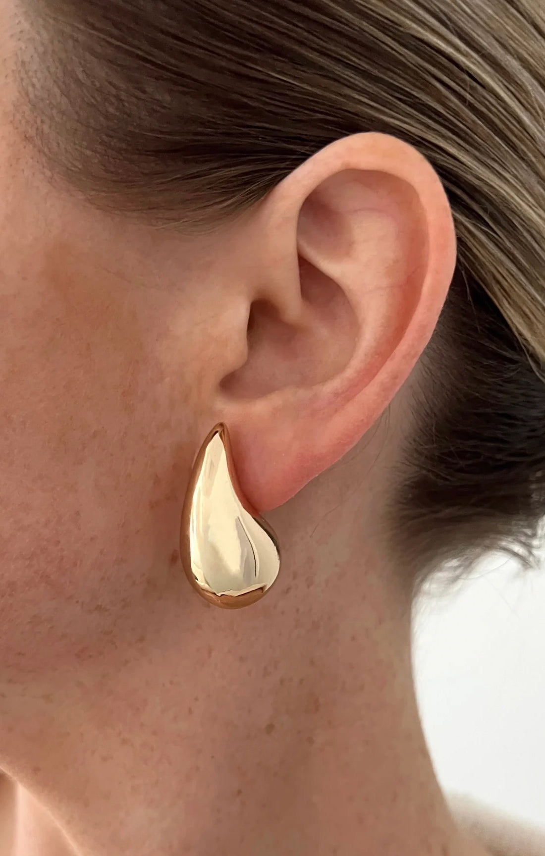 Lightweight Gold Statement Earrings for Women | ALV Jewels