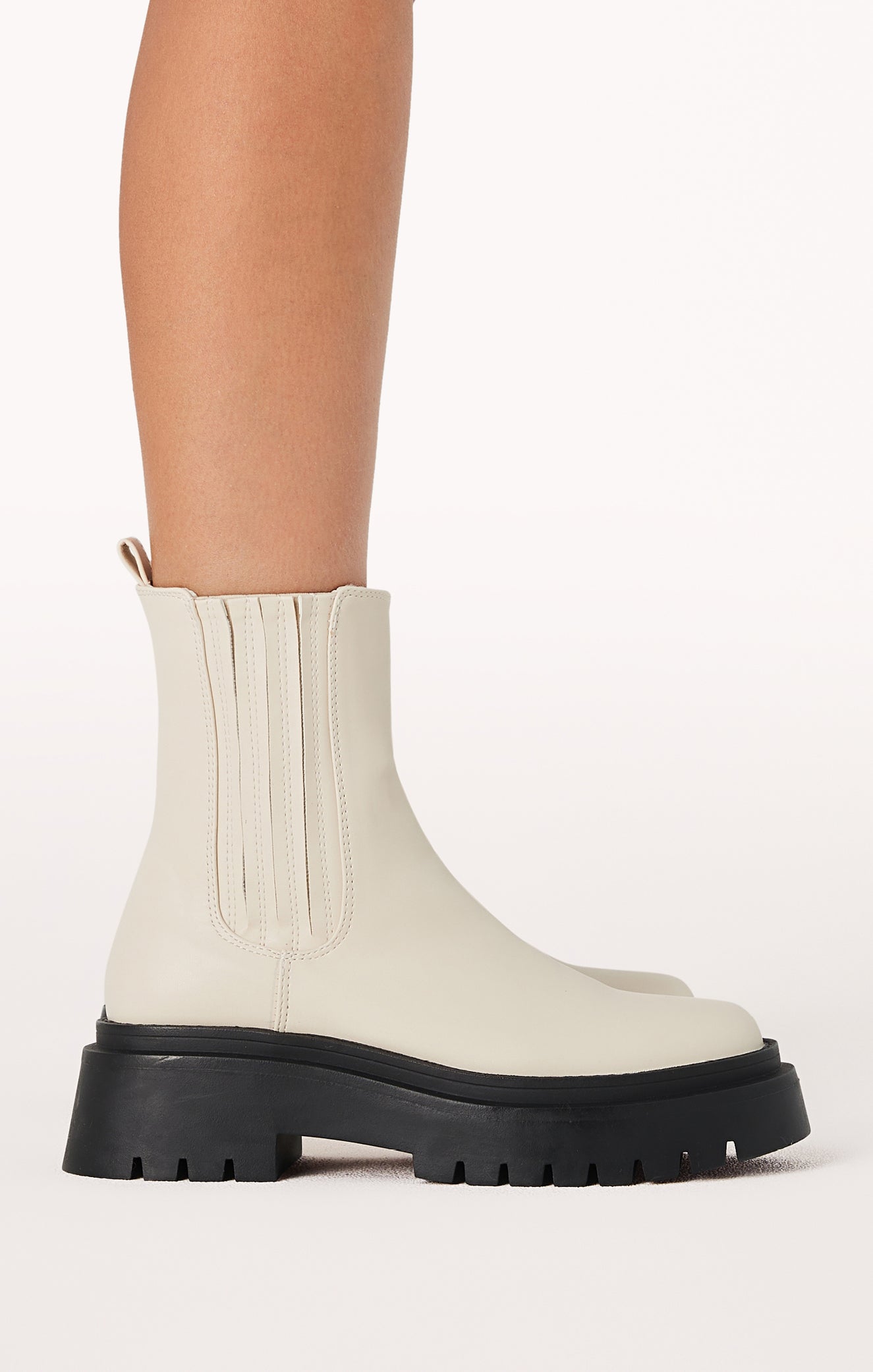 Combat Ankle Boots for Women | Billini Fraser in Bone