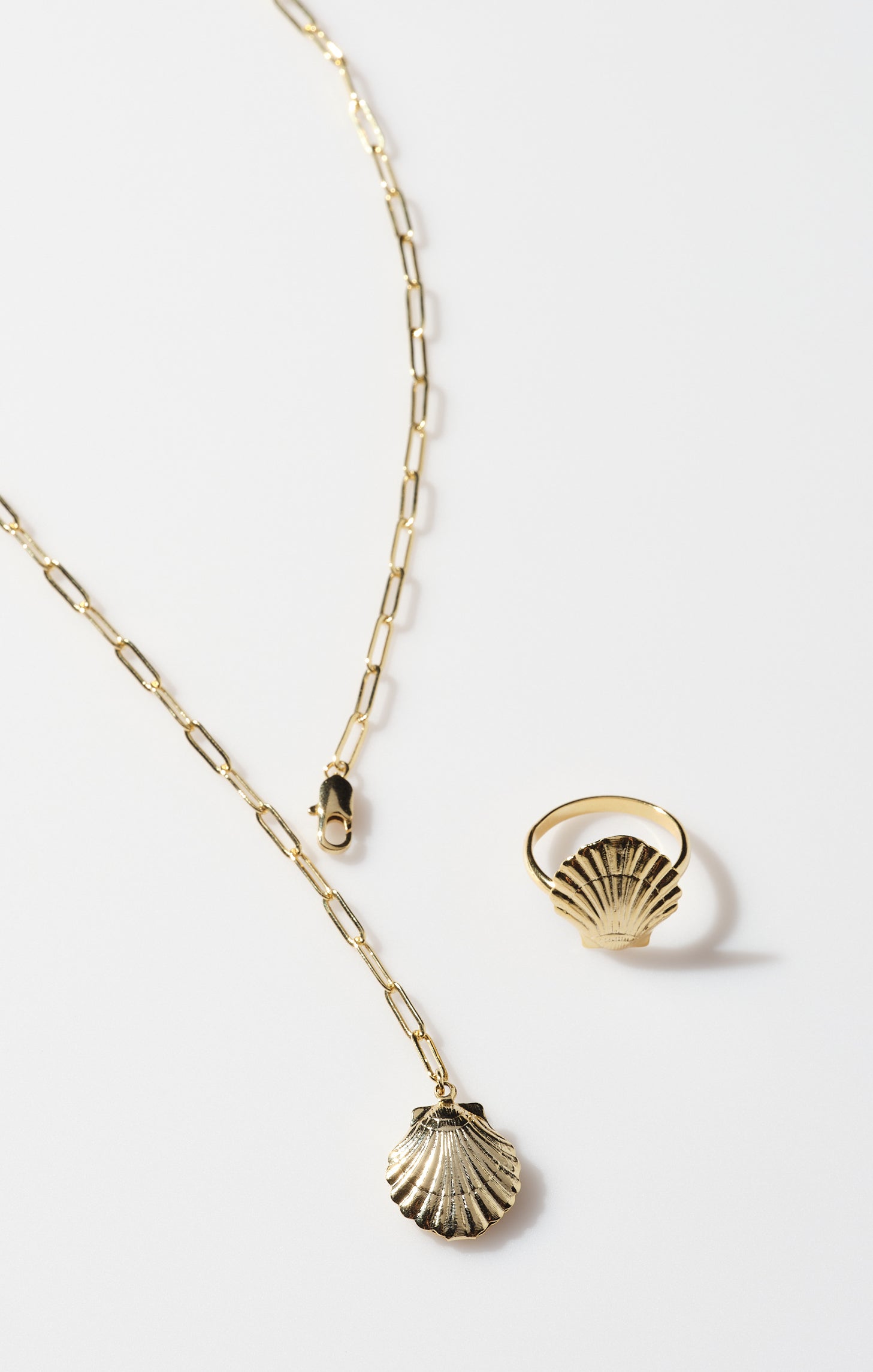 Adjustable Shell Ring in Gold for Beachy Vibes | Faithy Jewels Sophie