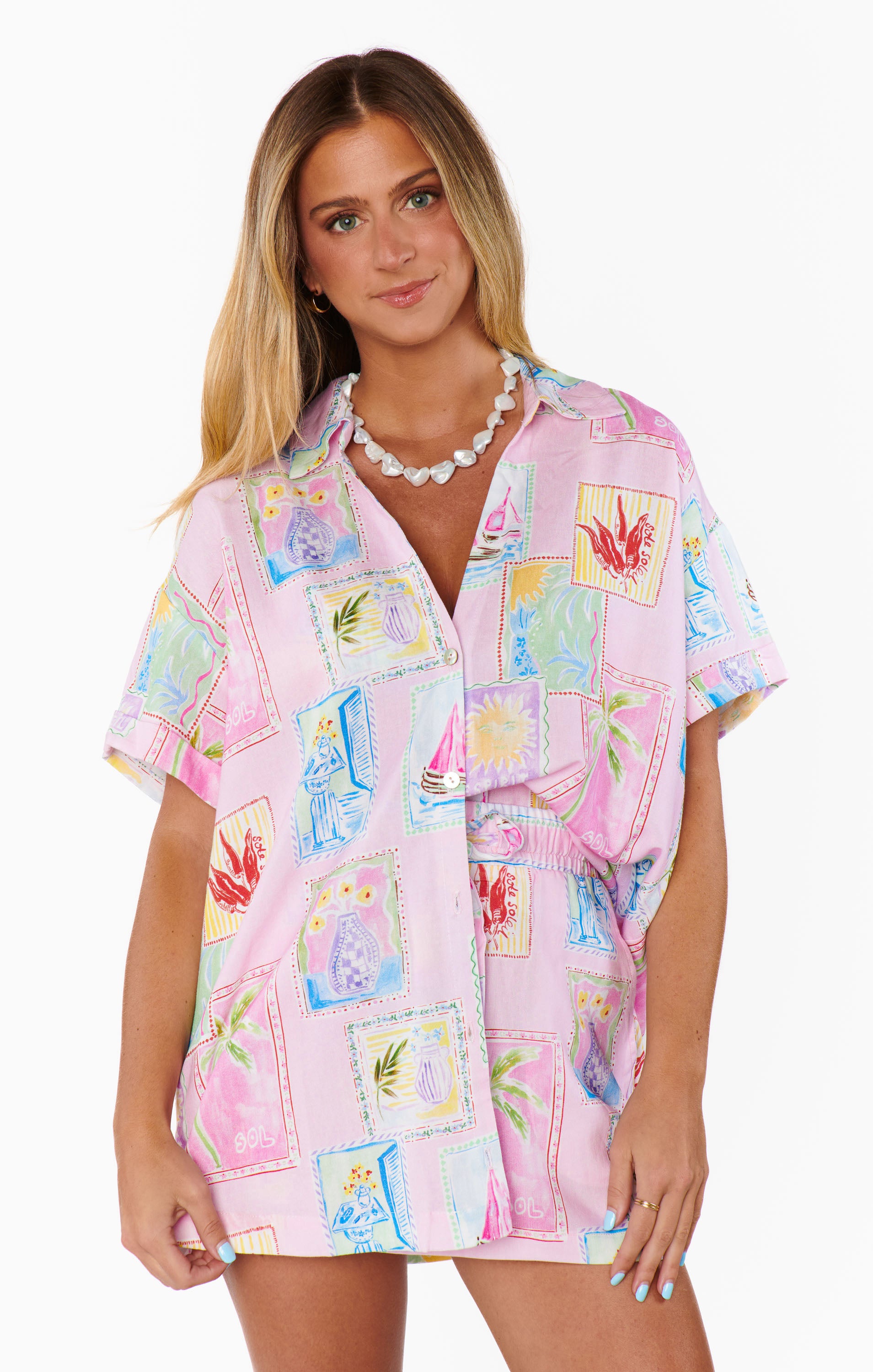 Oversized Linen Button Down Shirt for Summer | Parker