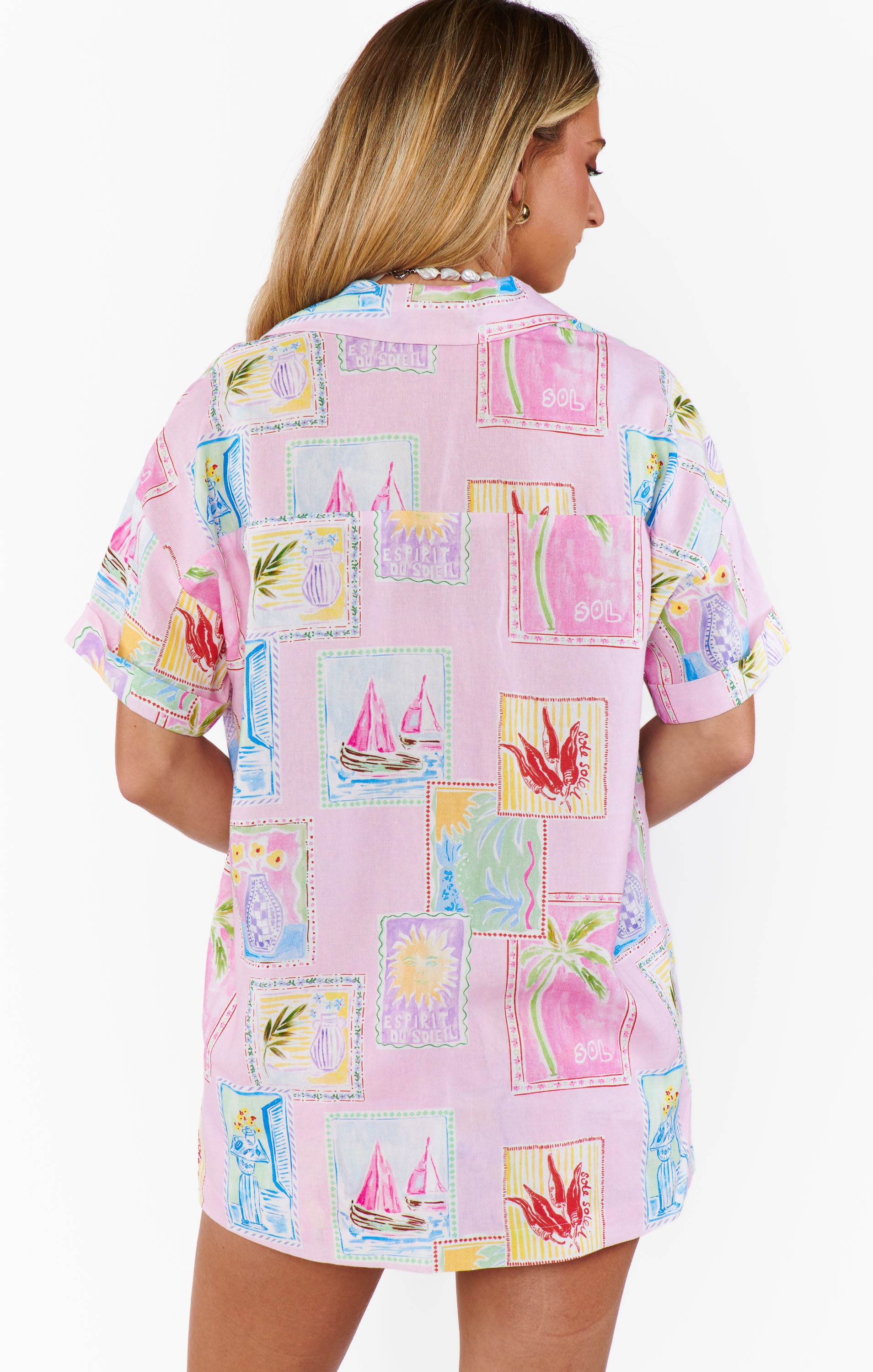 Oversized Linen Button Down Shirt for Summer | Parker