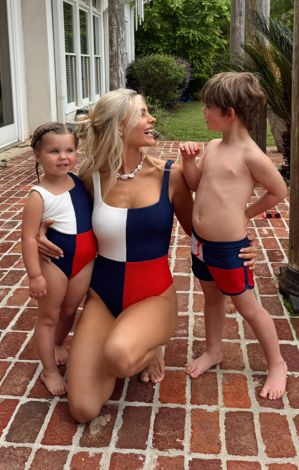 Colorblock Scrunch One Piece for Girls | Little Scrunch