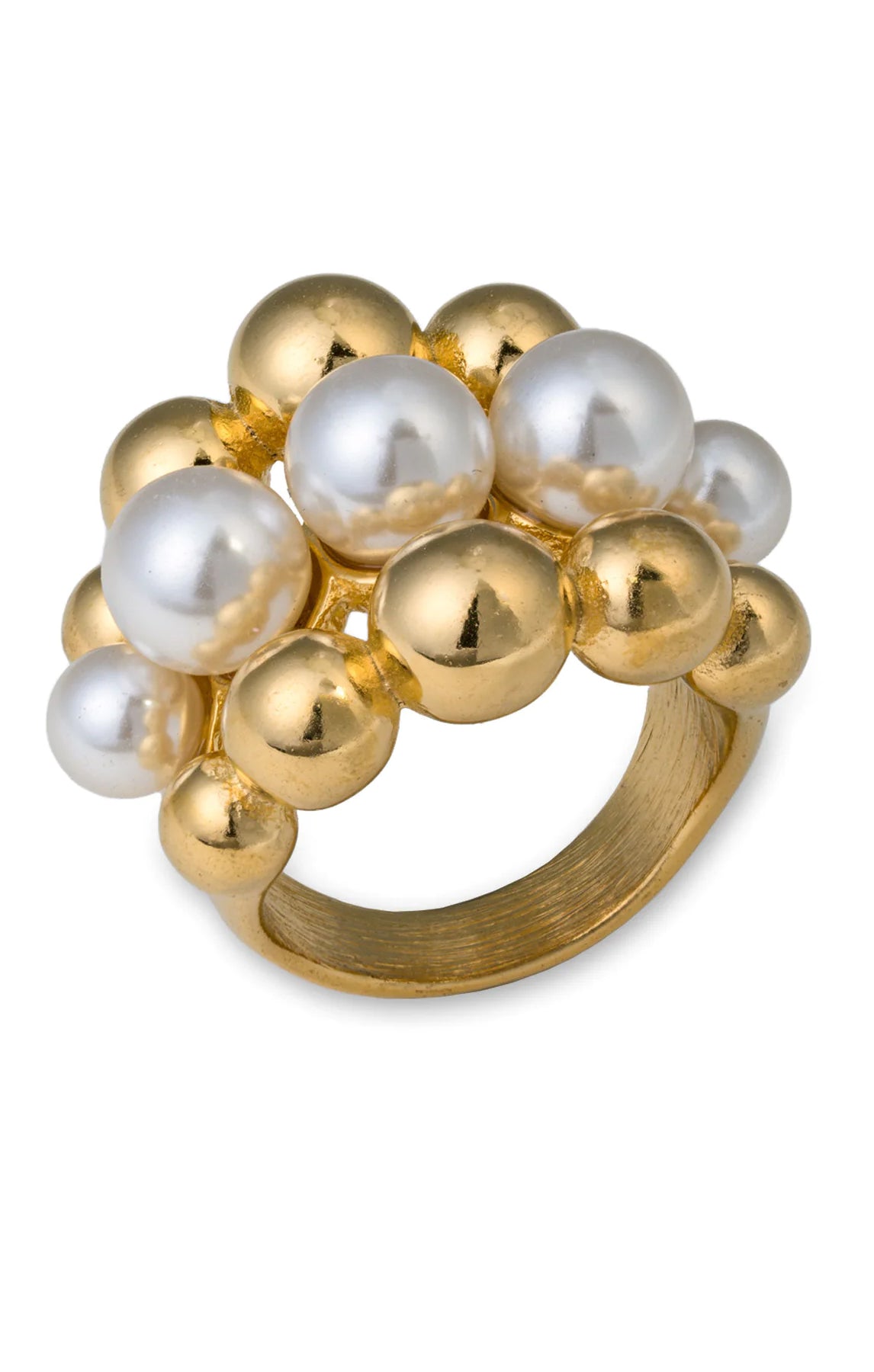 Pearl Gold Ring for Women | Bracha Santa Perla