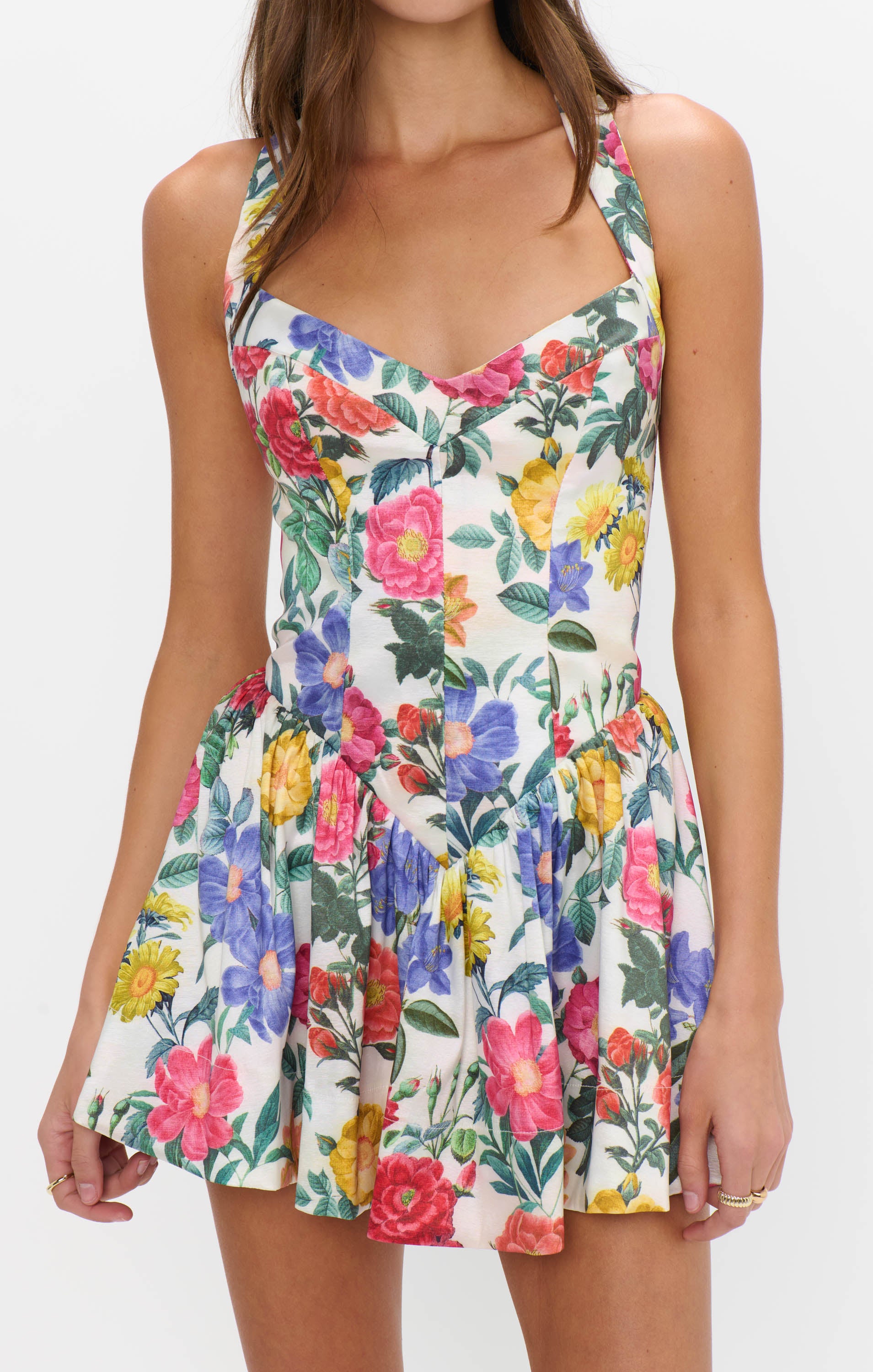 Cocktail Dress with Corset & Lace-Up Back | Abigail Mini