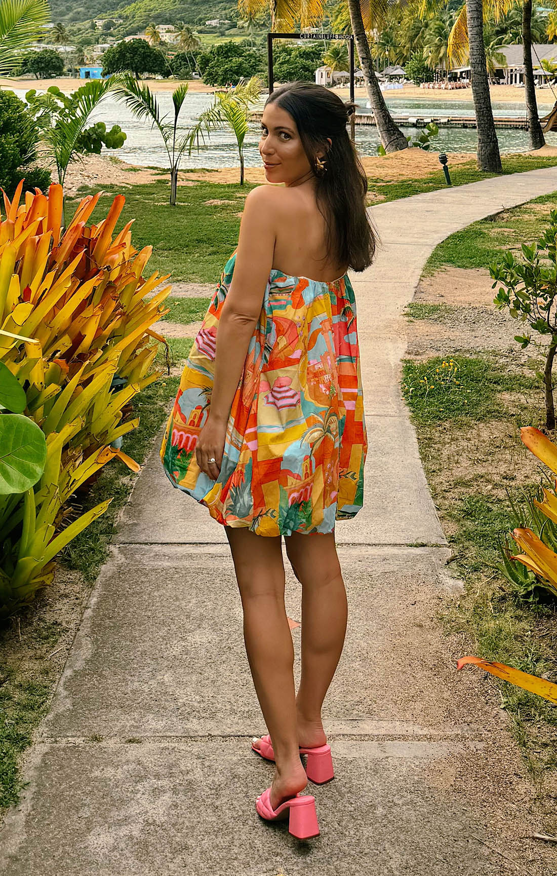 Strapless Mini Dress with Bubble Hem | Beverly Bubble Dress