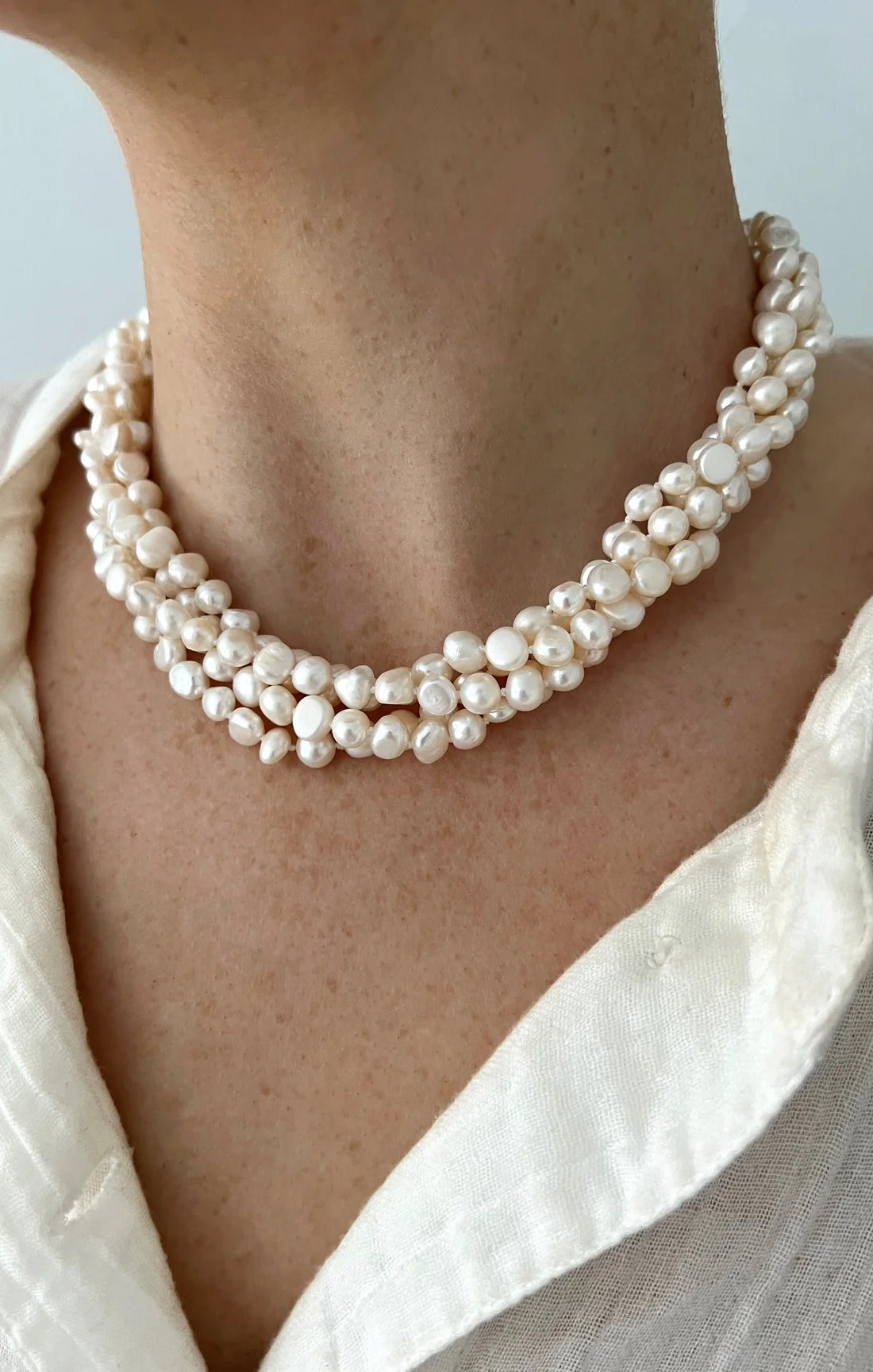 Multi Pearl Necklace for Bridal & Special Occasions | ALV Jewels