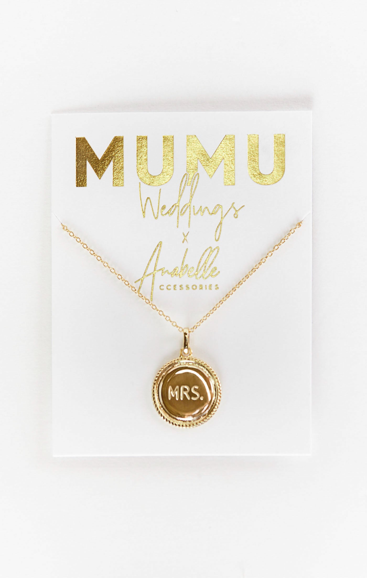 14K Gold Plated Wedding Necklace | Handmade in California by Anabelle