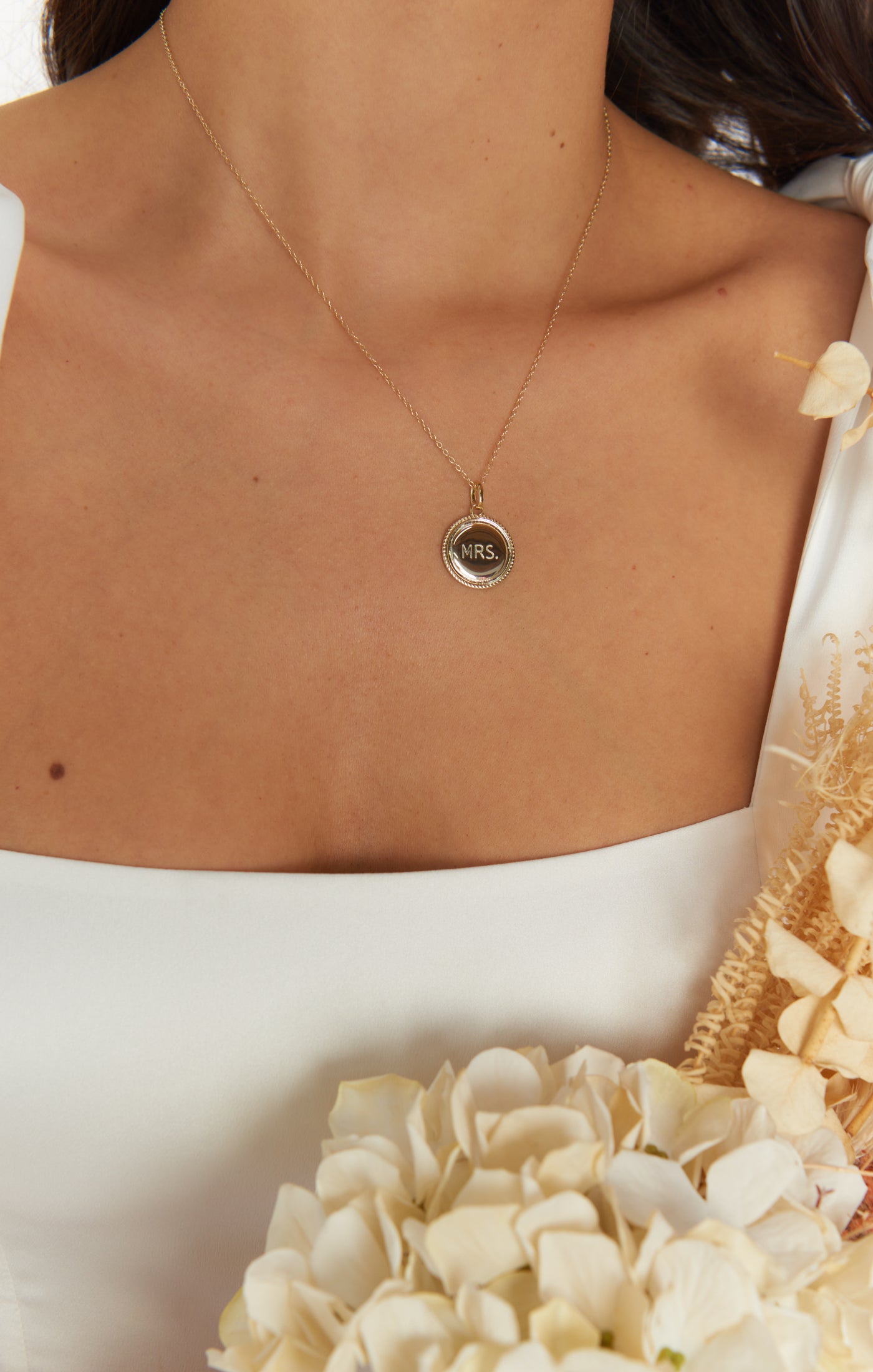 14K Gold Plated Wedding Necklace | Handmade in California by Anabelle