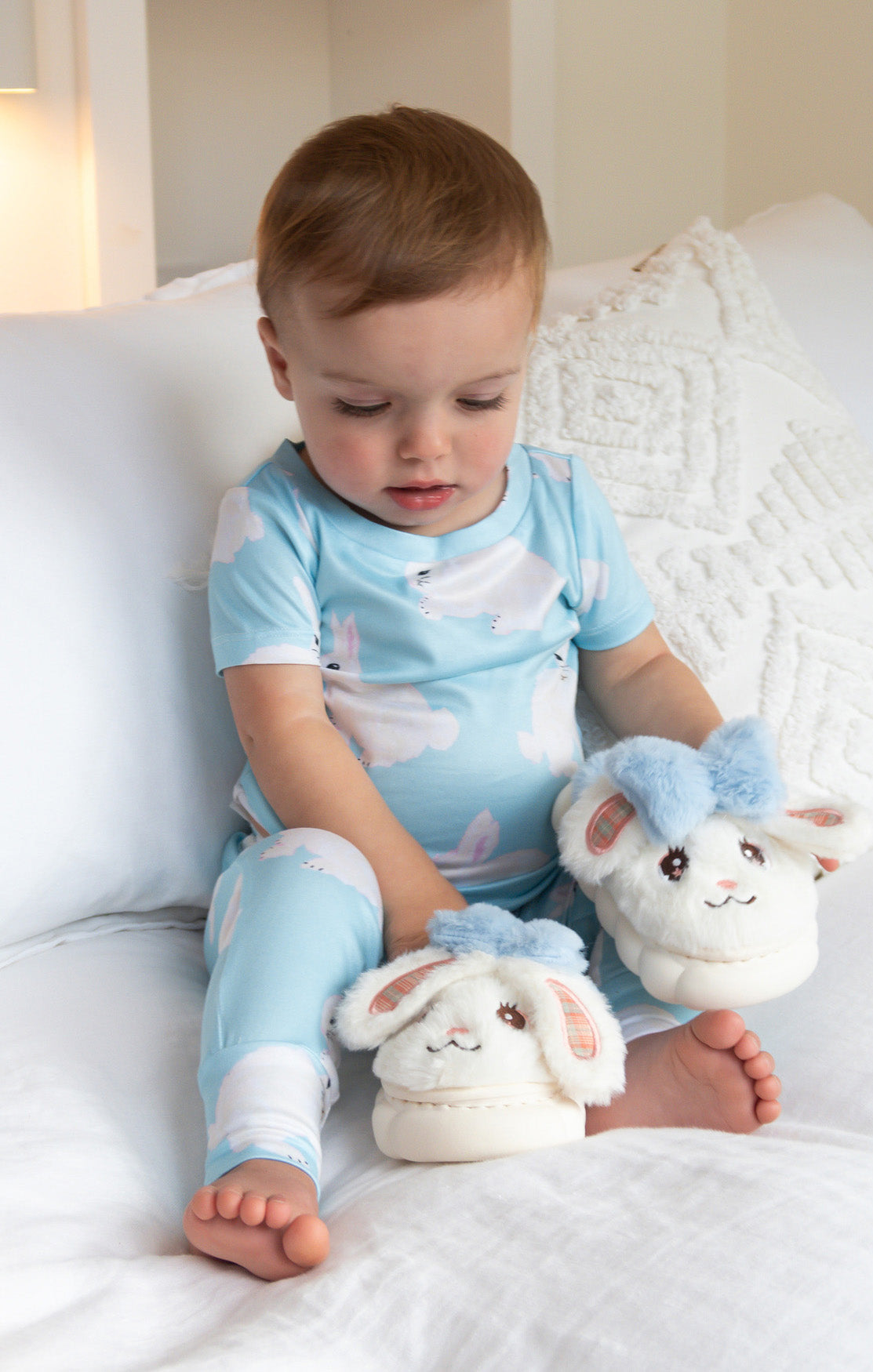 Cozy Bunny Print PJ Set for Kids | Mini Paige Sleepwear