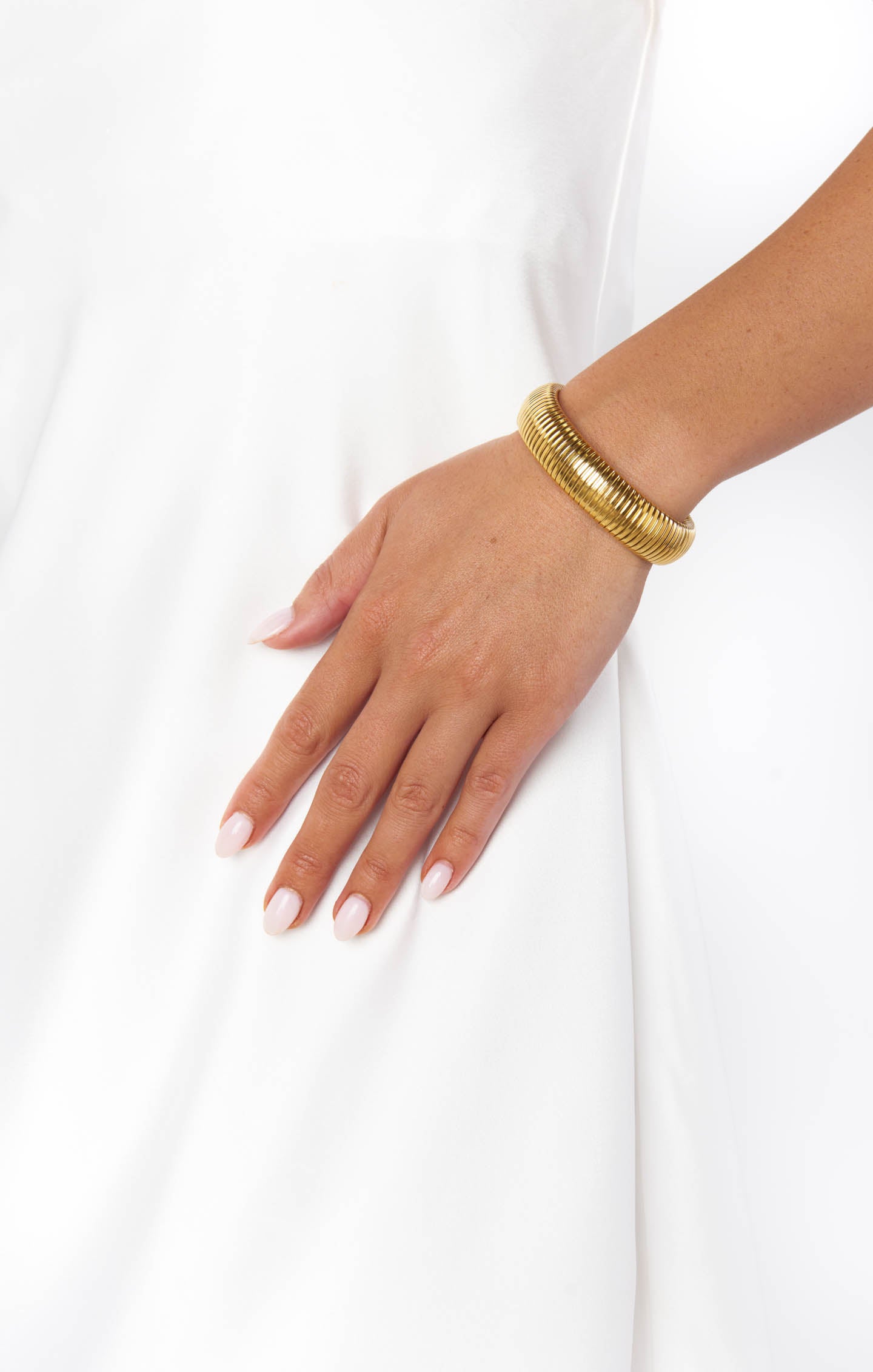 Golden Bangle Bracelet for Women | Bracha She's Bold & Stylish