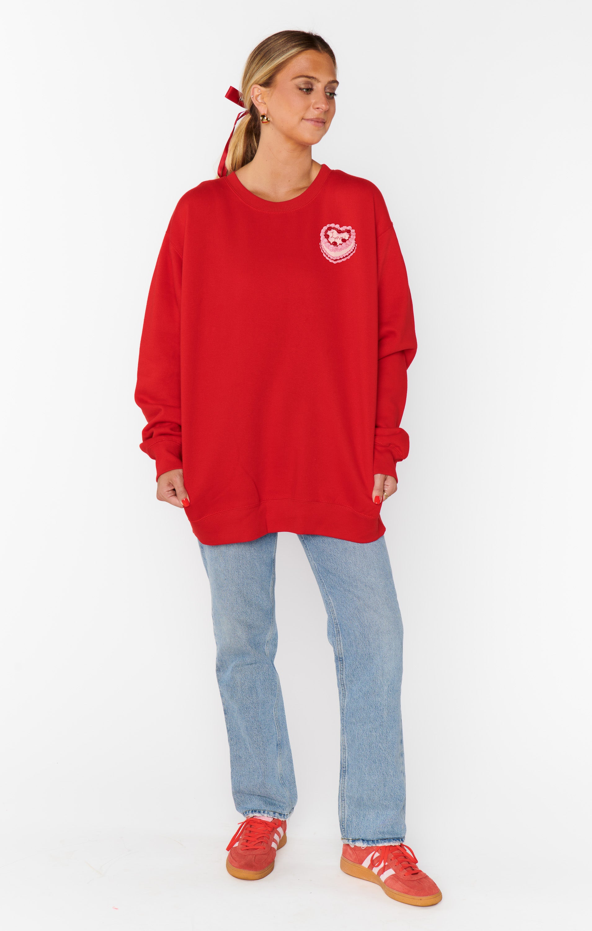 Oversized Cake Graphic Sweatshirt for Women | Stanley