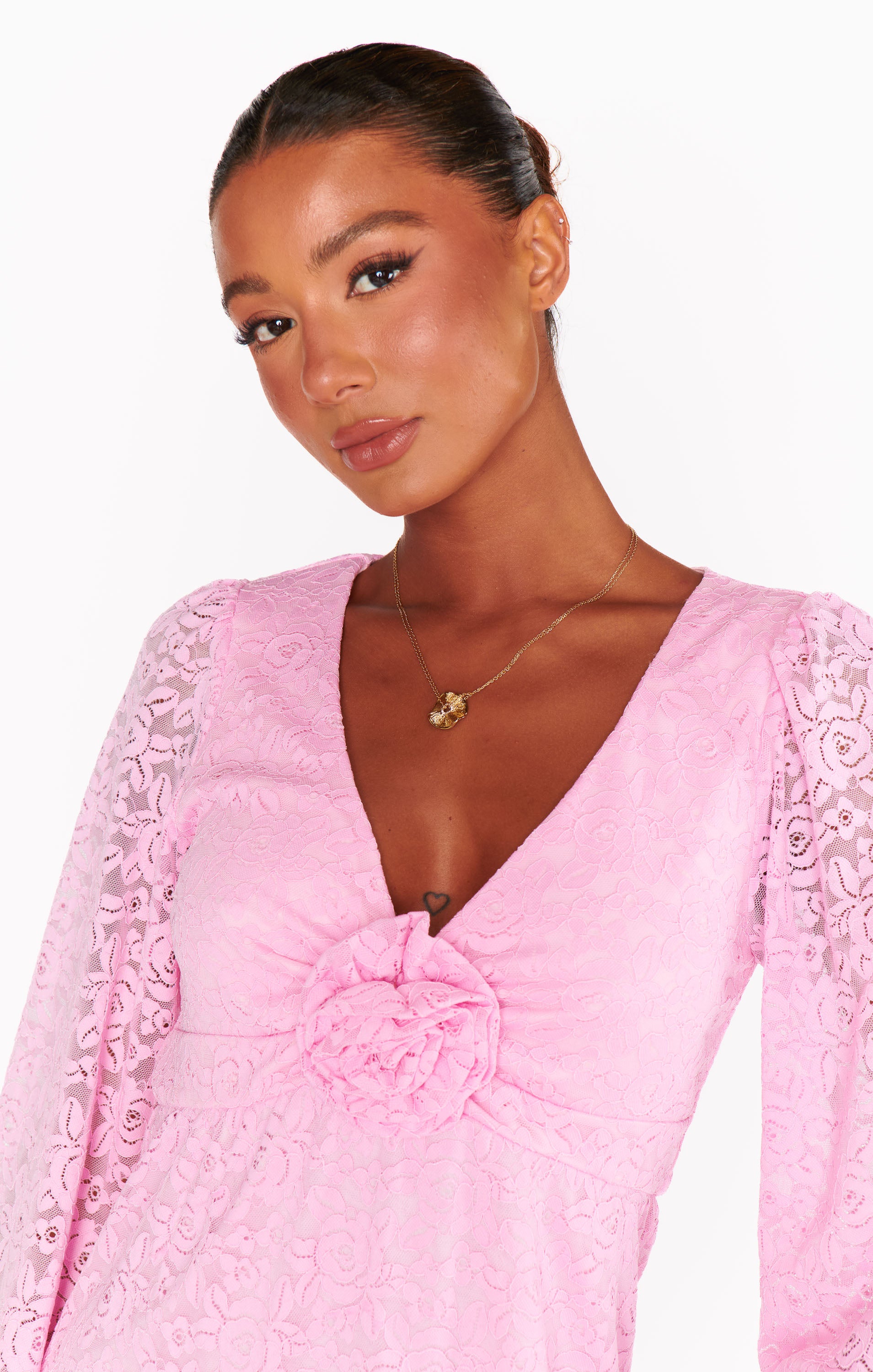 Gold Cubic Zirconia Statement Necklace | Jackie Mack Allure