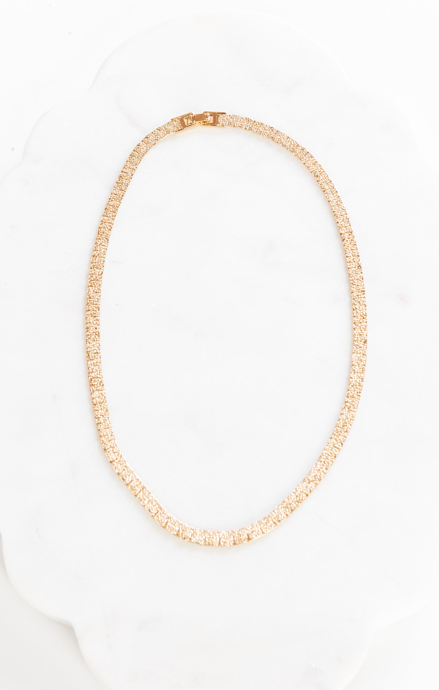 Gold-Plated Snake Chain Necklace for Layering | Vanessa Mooney Nicki