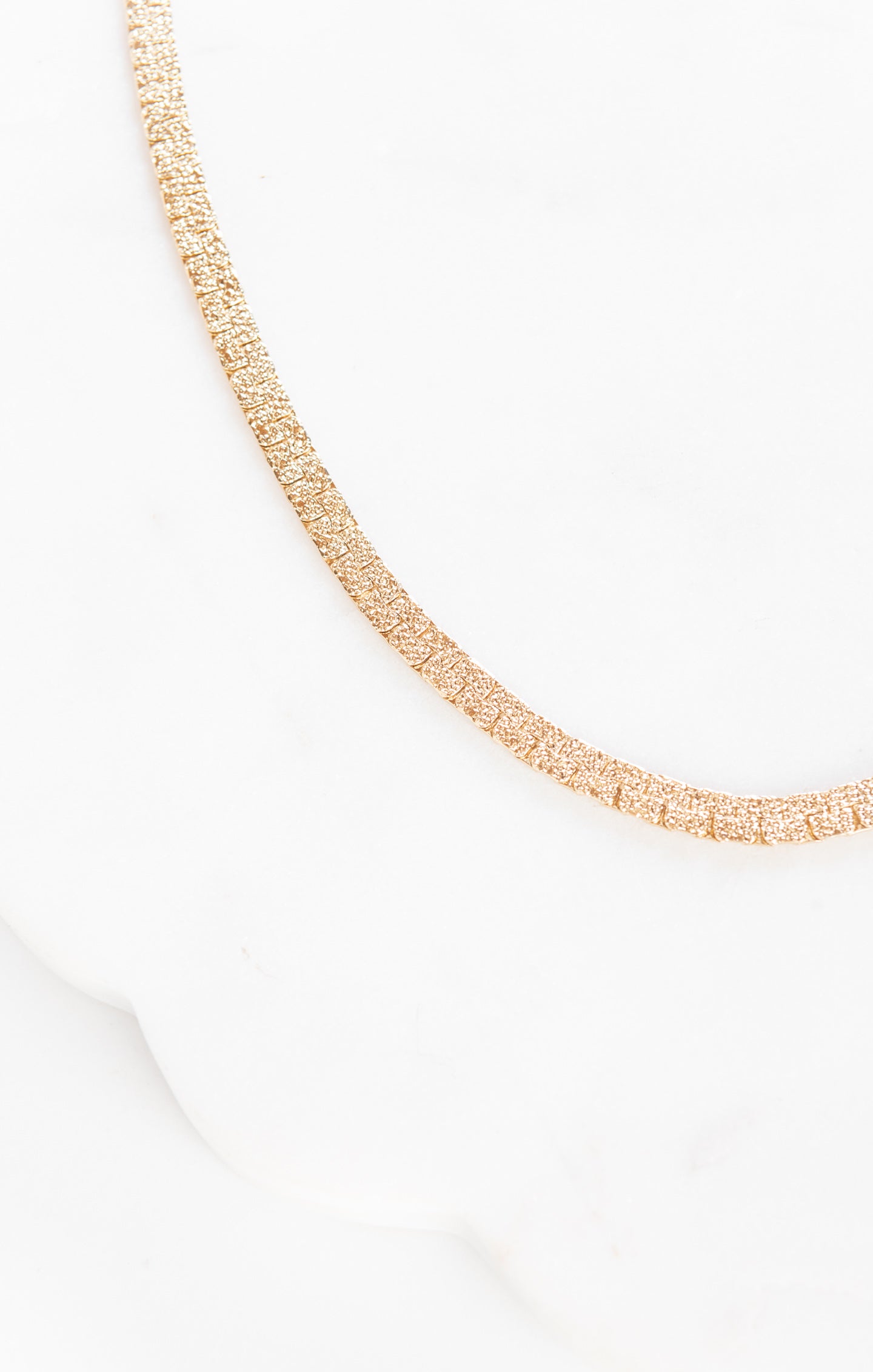 Gold-Plated Snake Chain Necklace for Layering | Vanessa Mooney Nicki