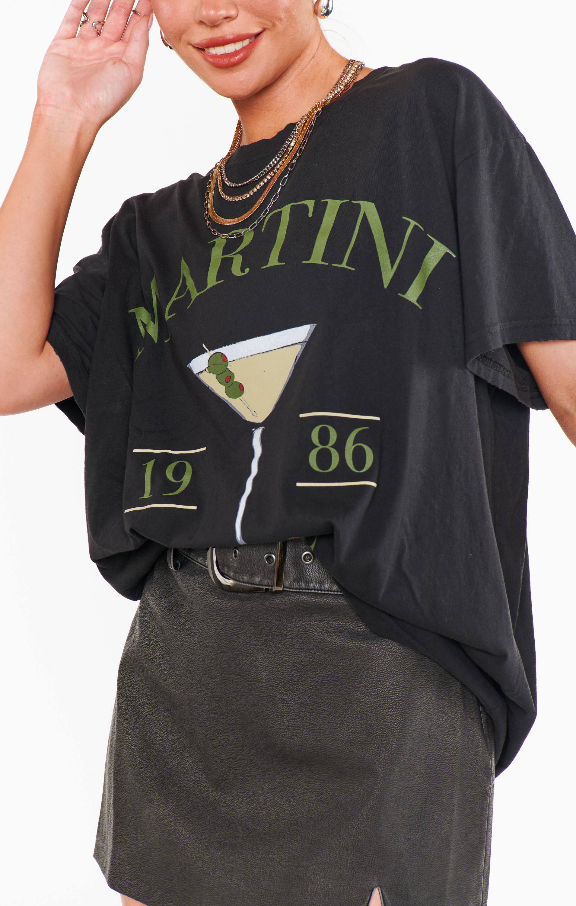 Martini Social Club Graphic Tee | Tom Tee Casual Essential