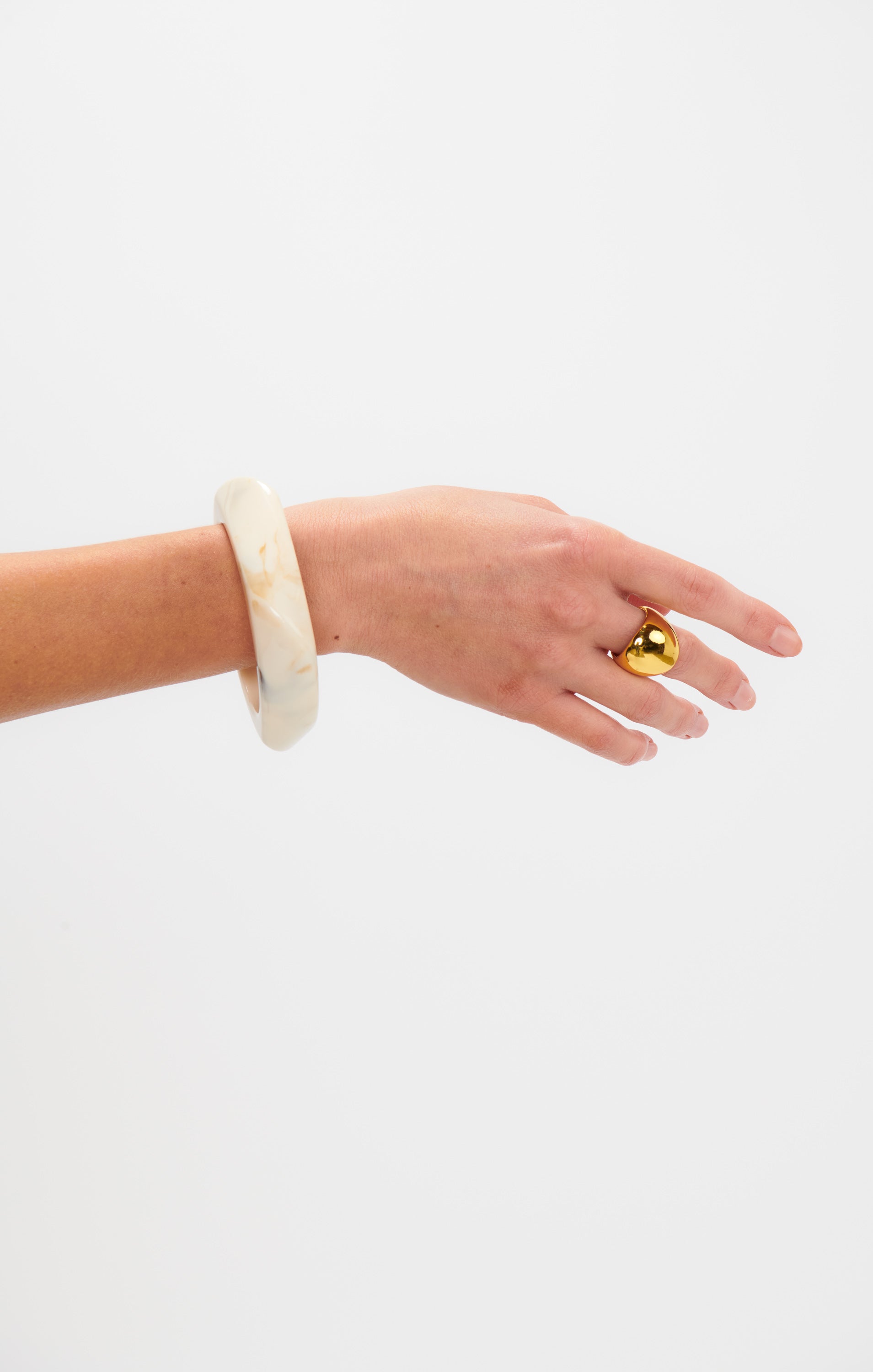 Sterling Silver Maya Bracelet | Frasier Sand Acetate Bangle