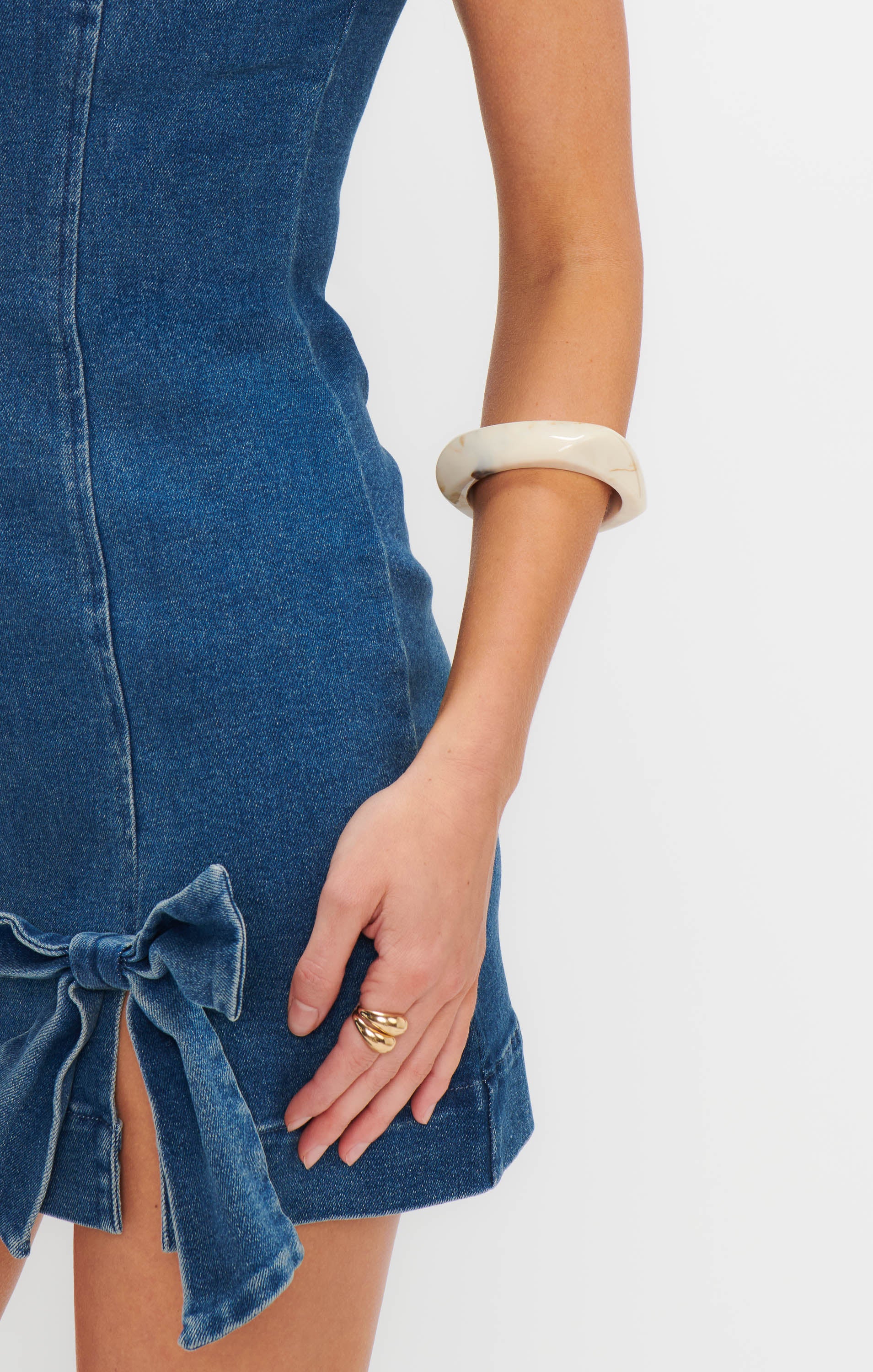 Sterling Silver Maya Bracelet | Frasier Sand Acetate Bangle