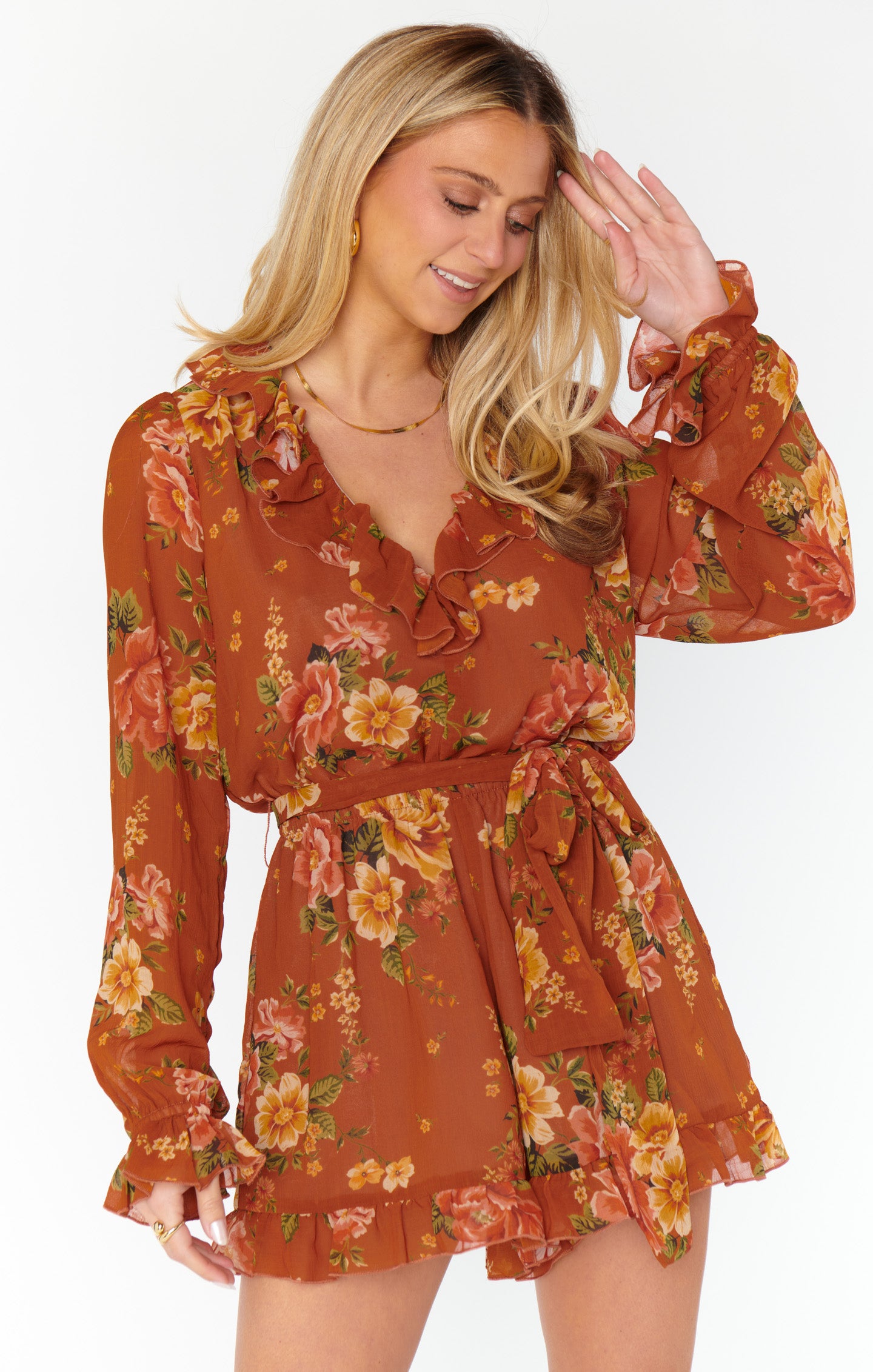 Ruffle Romper for Women | Garden Harvest