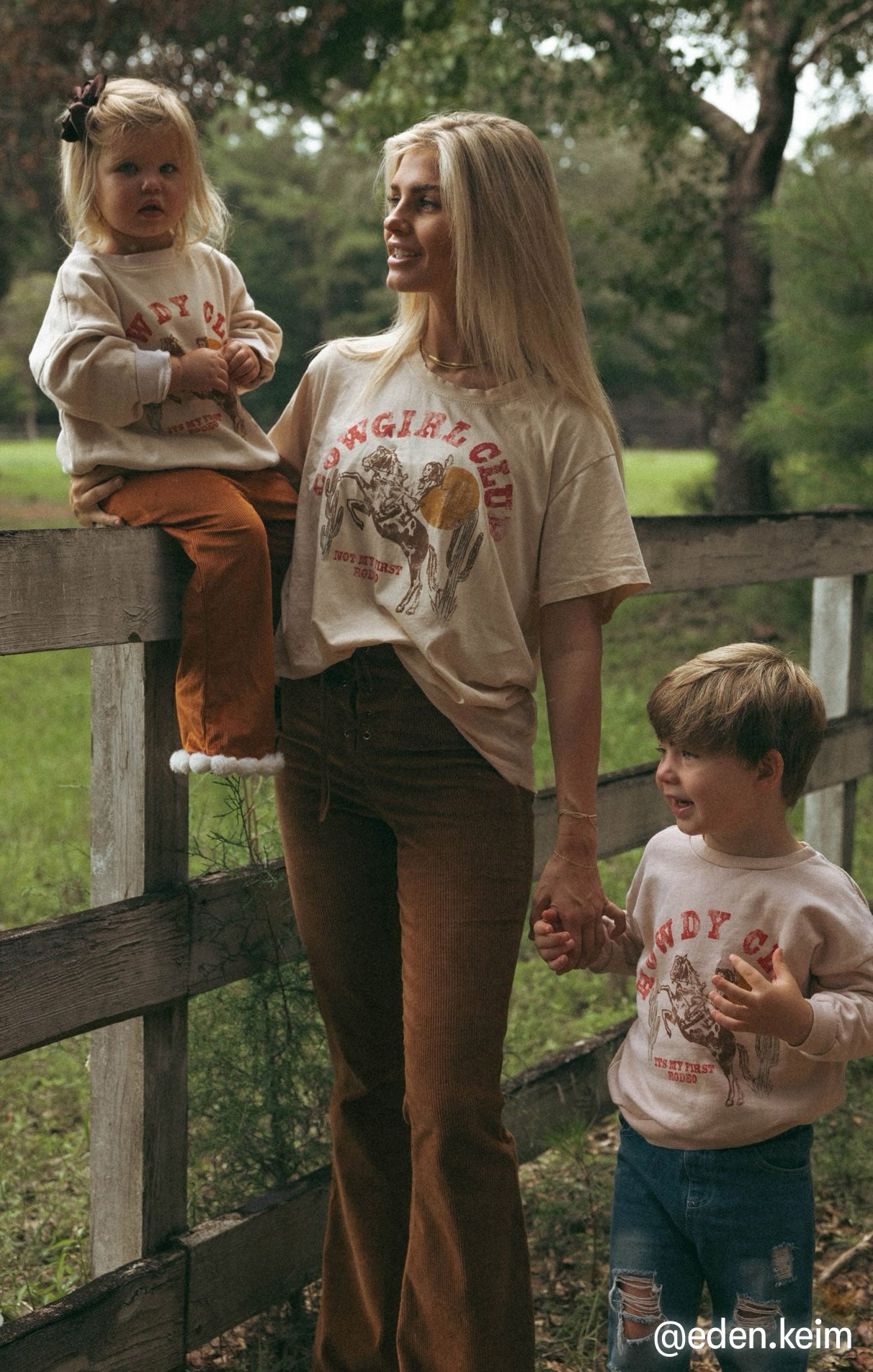 Distressed Cowgirl Graphic Tee | Oversized Travis Tee