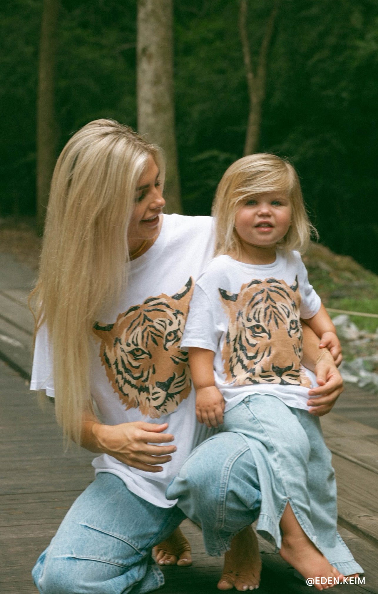 Tiger Graphic Baby Tee for Boys & Girls | Little Travis