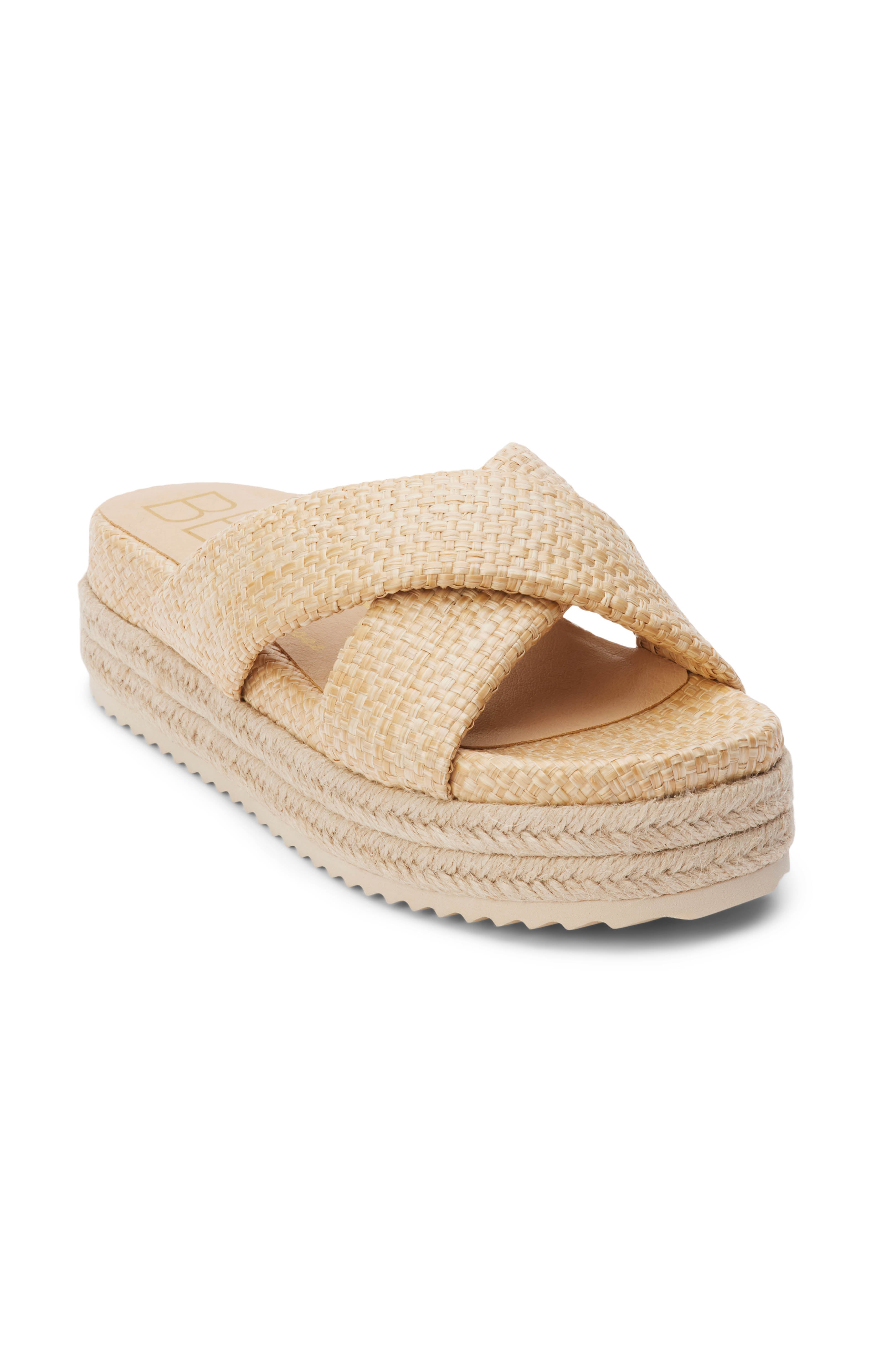 Vegan Platform Sandals with Crisscross Straps | Matisse Hali
