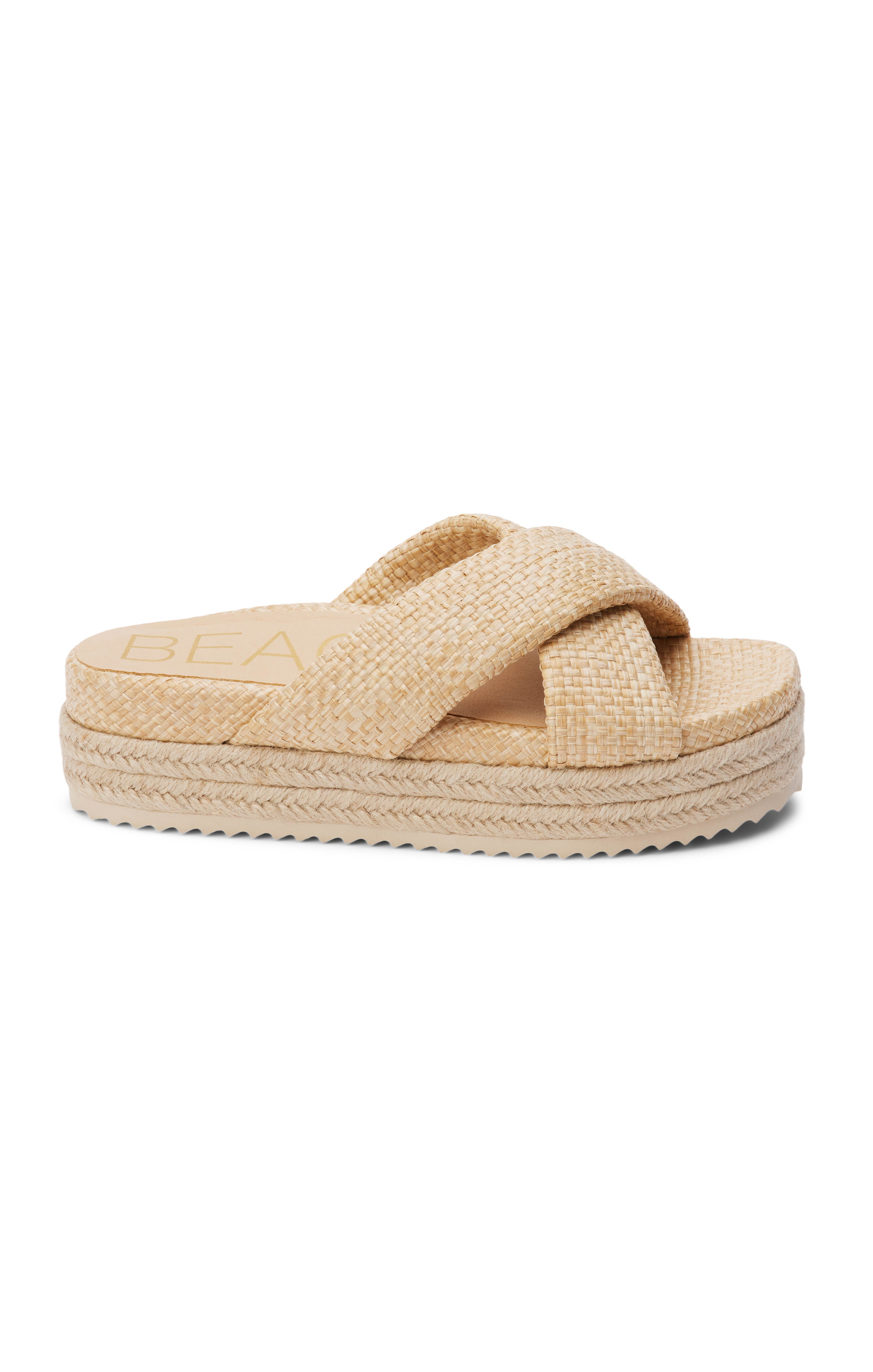 Vegan Platform Sandals with Crisscross Straps | Matisse Hali