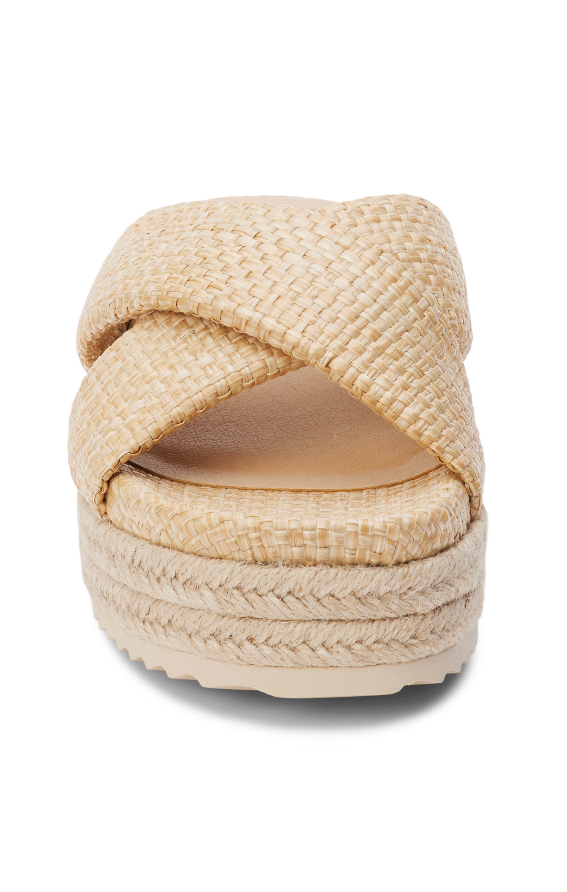 Vegan Platform Sandals with Crisscross Straps | Matisse Hali