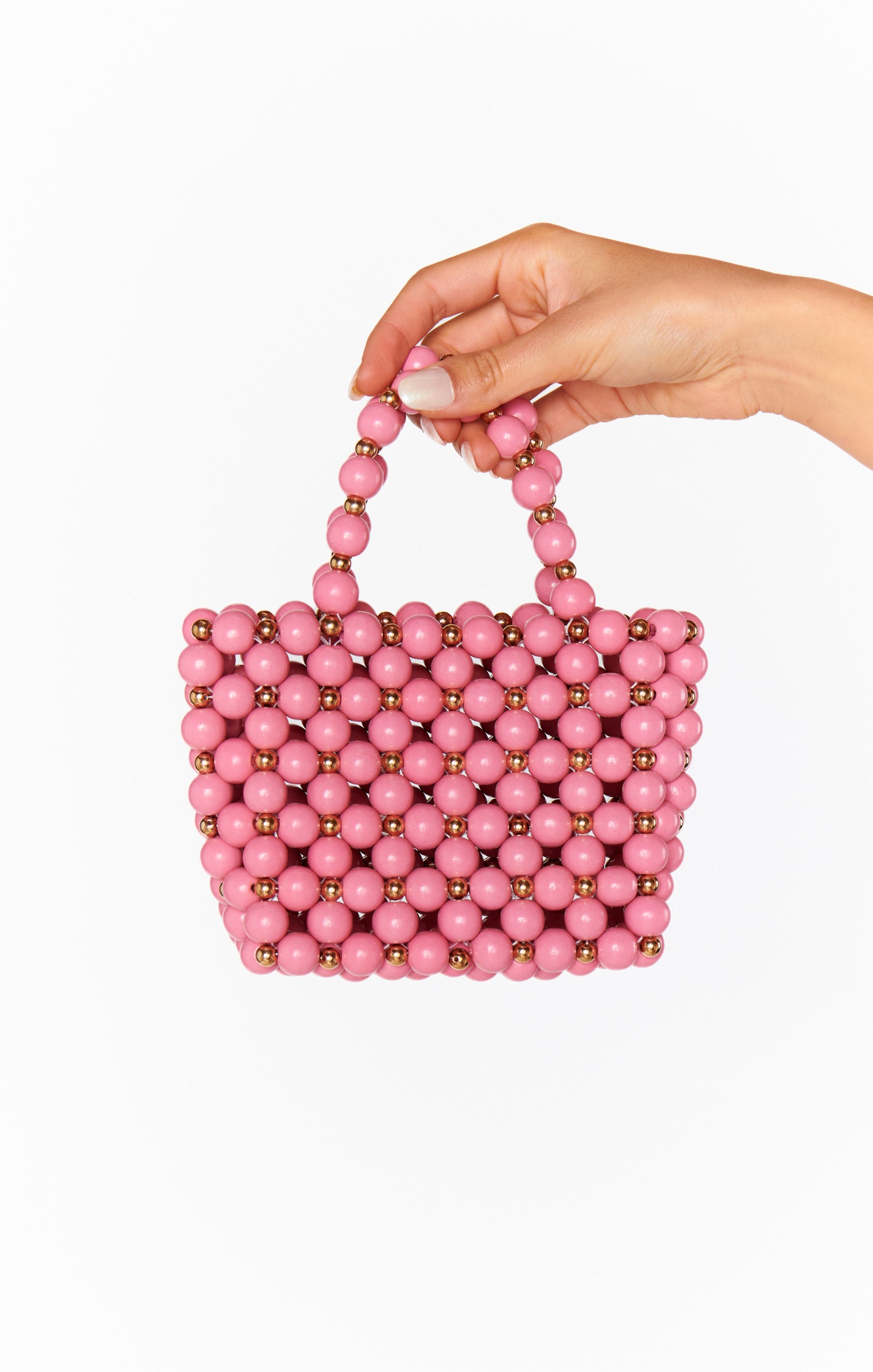 Pink Beaded Purse for All Occasions | Willa Bag