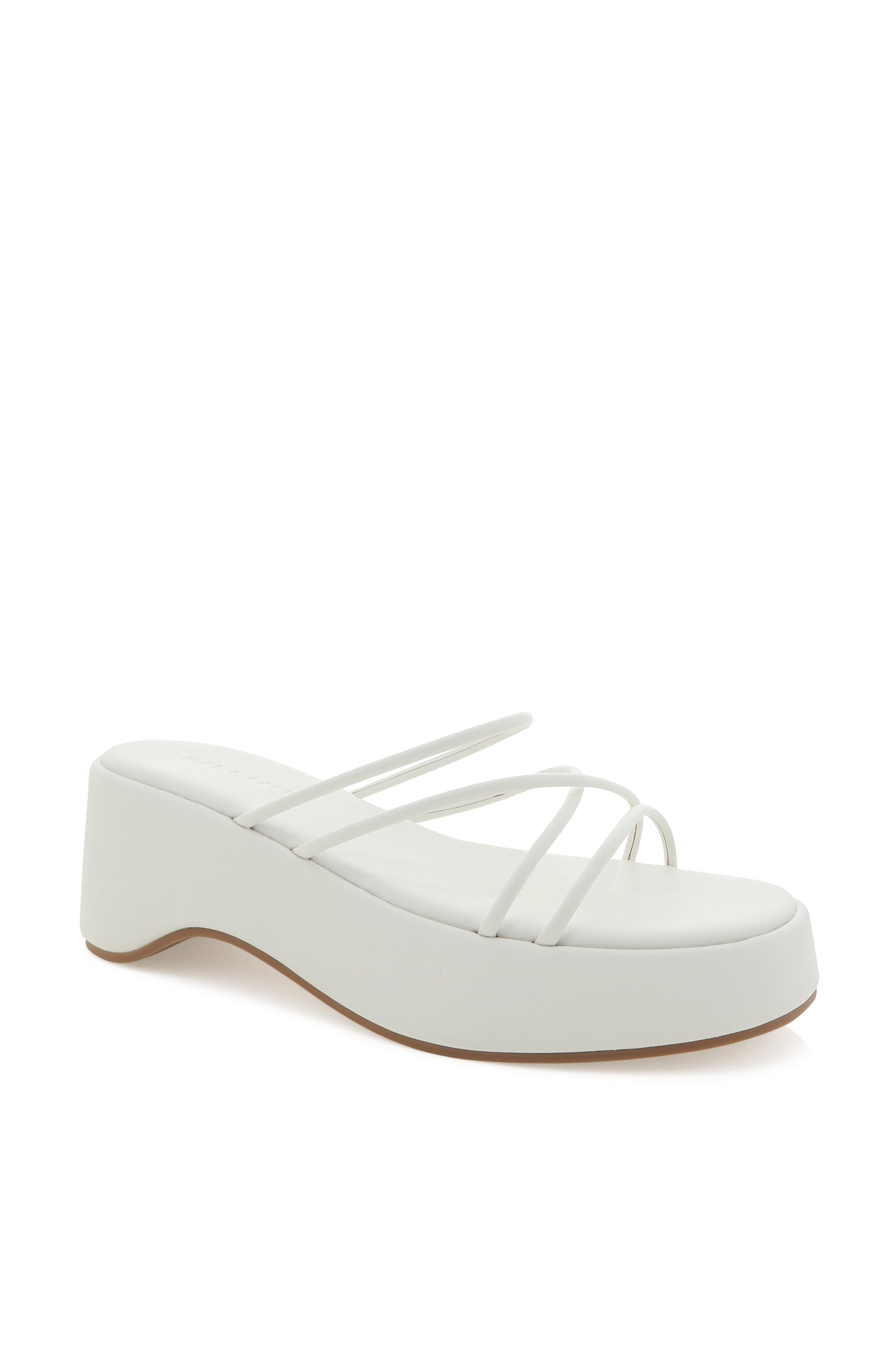 Strappy Platform Sandals for Women | Billini Harris in White