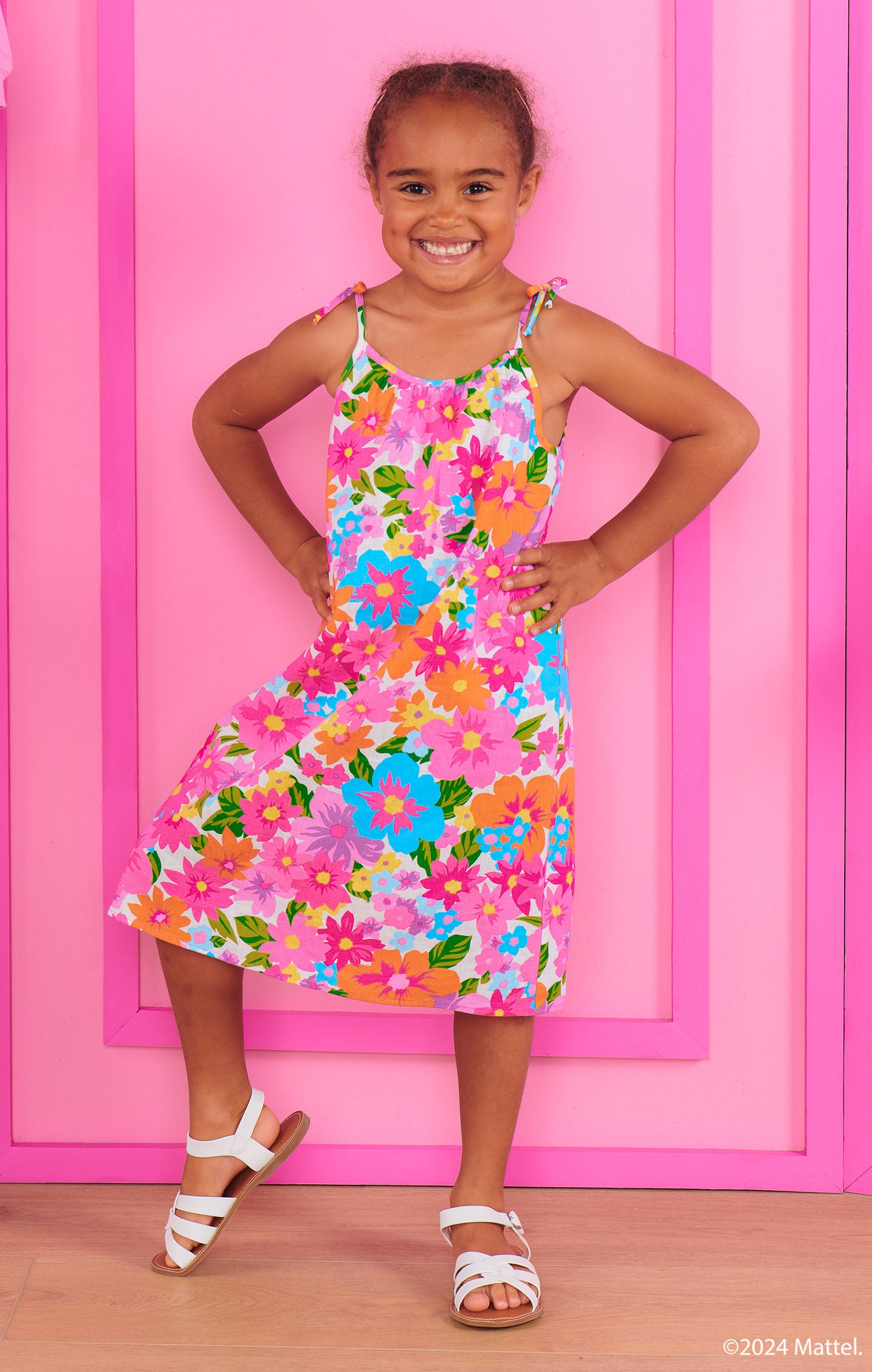 Barbie™ Blooms Linen Dress for Women | Sidekick Dress