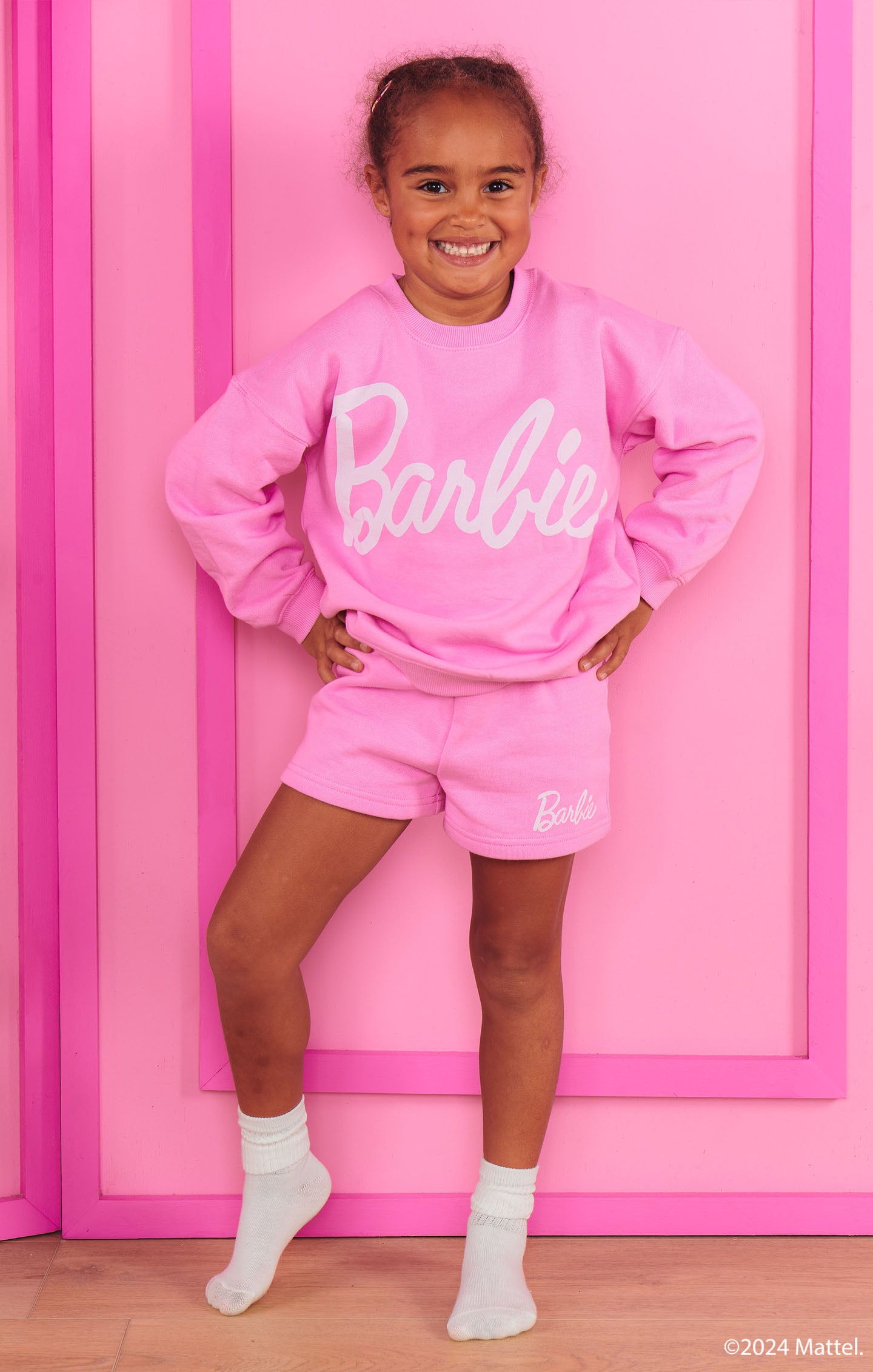 Pink Barbie Graphic Sweatshirt for Women & Kids | Lil Barbie™