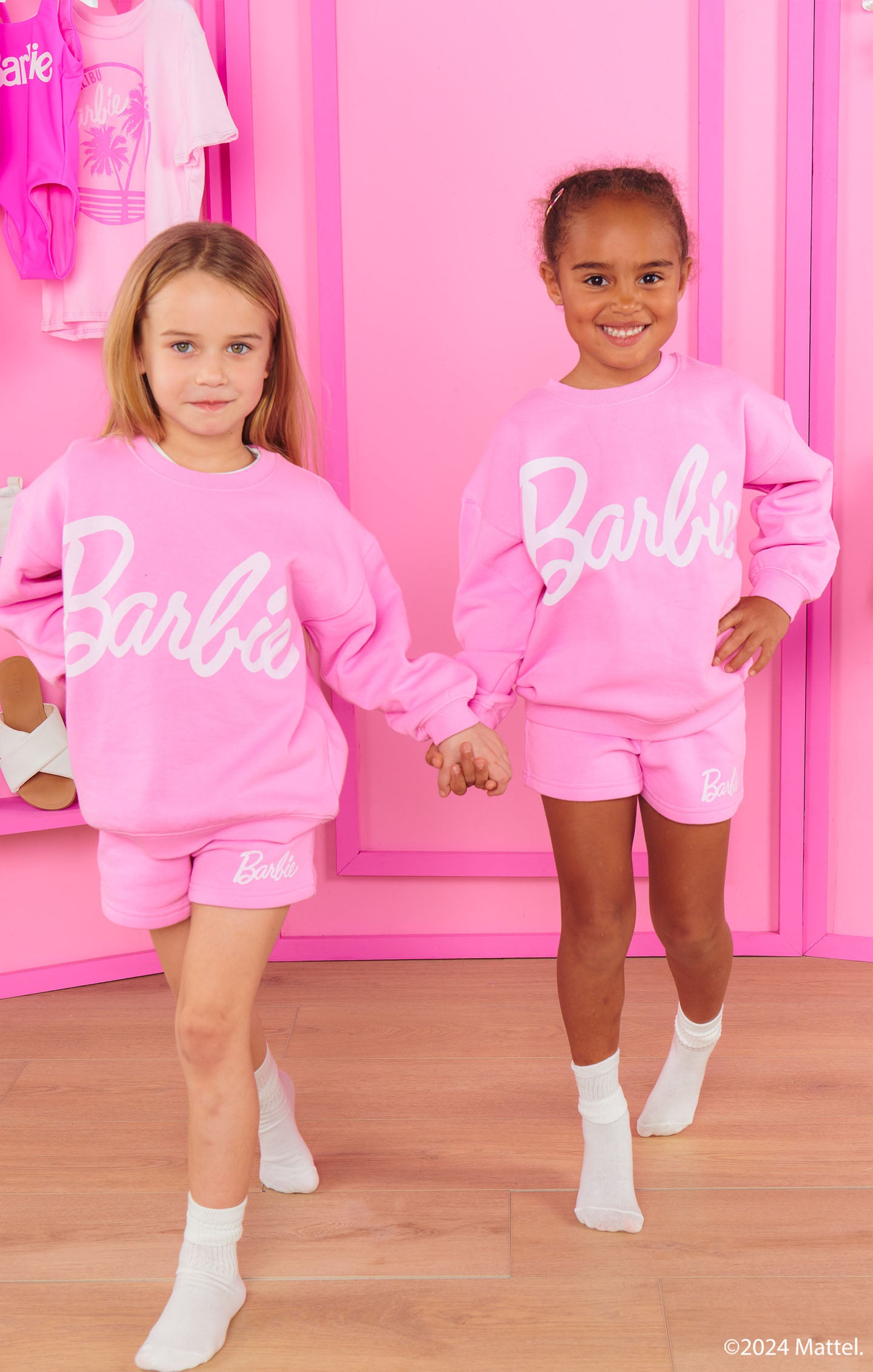 Pink Barbie Graphic Sweatshirt for Women & Kids | Lil Barbie™