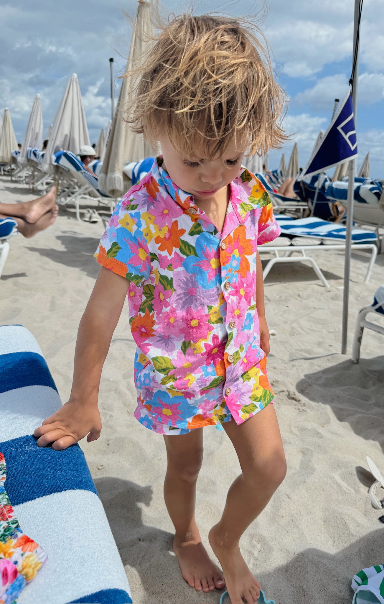 Barbie™ Blooms Button-Up Shirt for Kids | Lil Collection