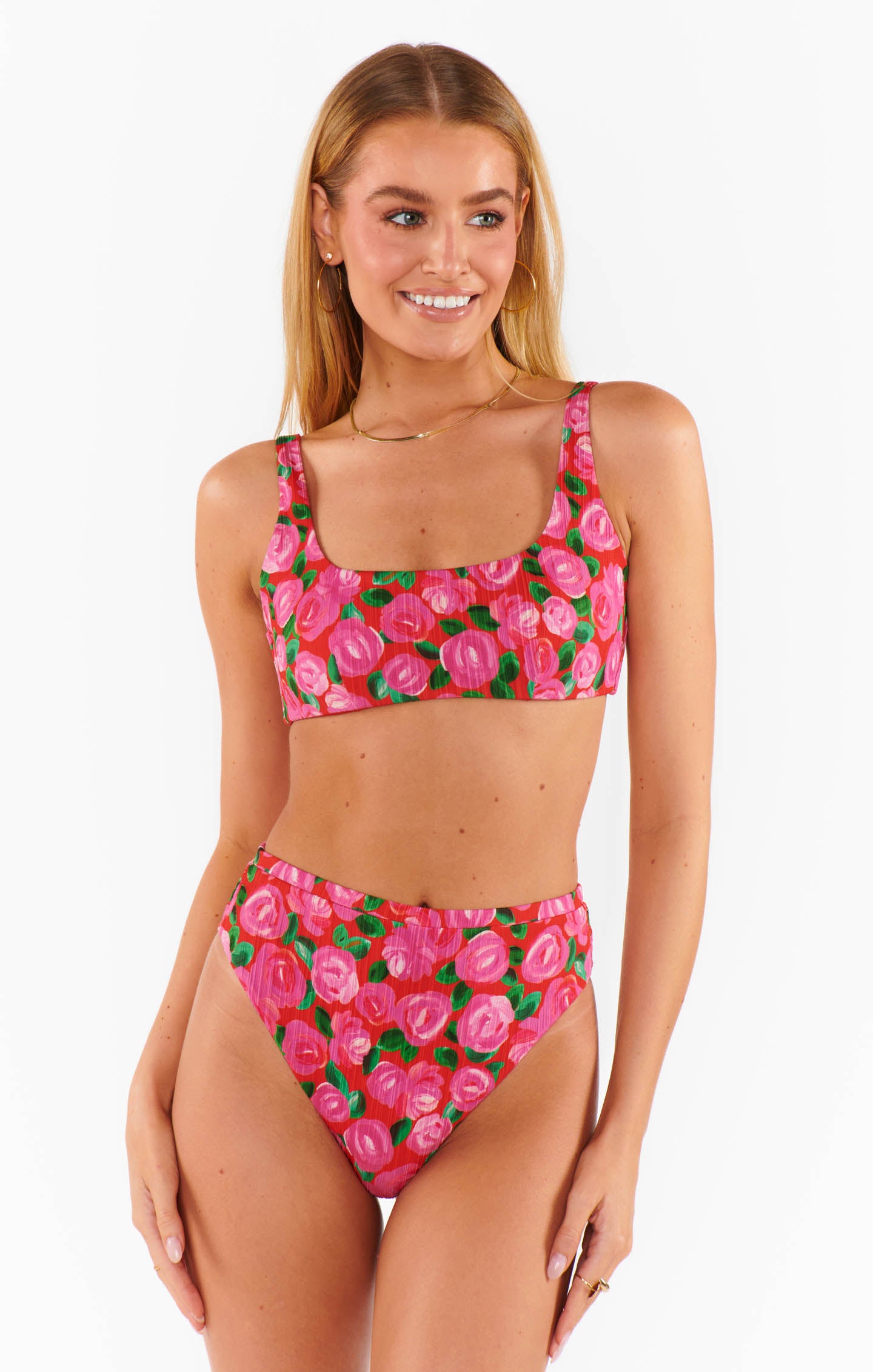 High Waisted Swim Bottoms with Moderate Coverage | Rosie Blooms