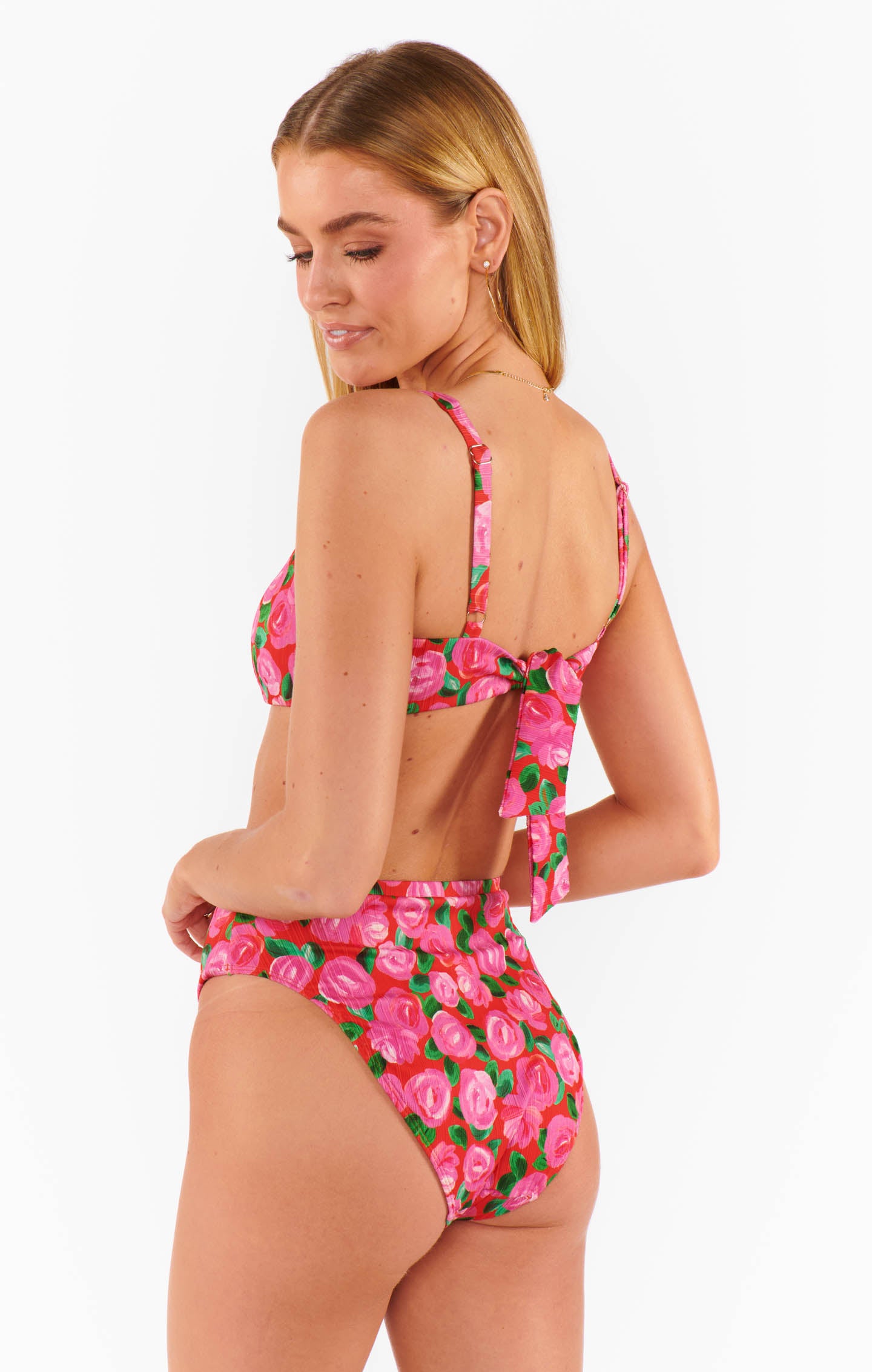 Floral Swim Top with Tie Back | Sanibel by Rosie Blooms