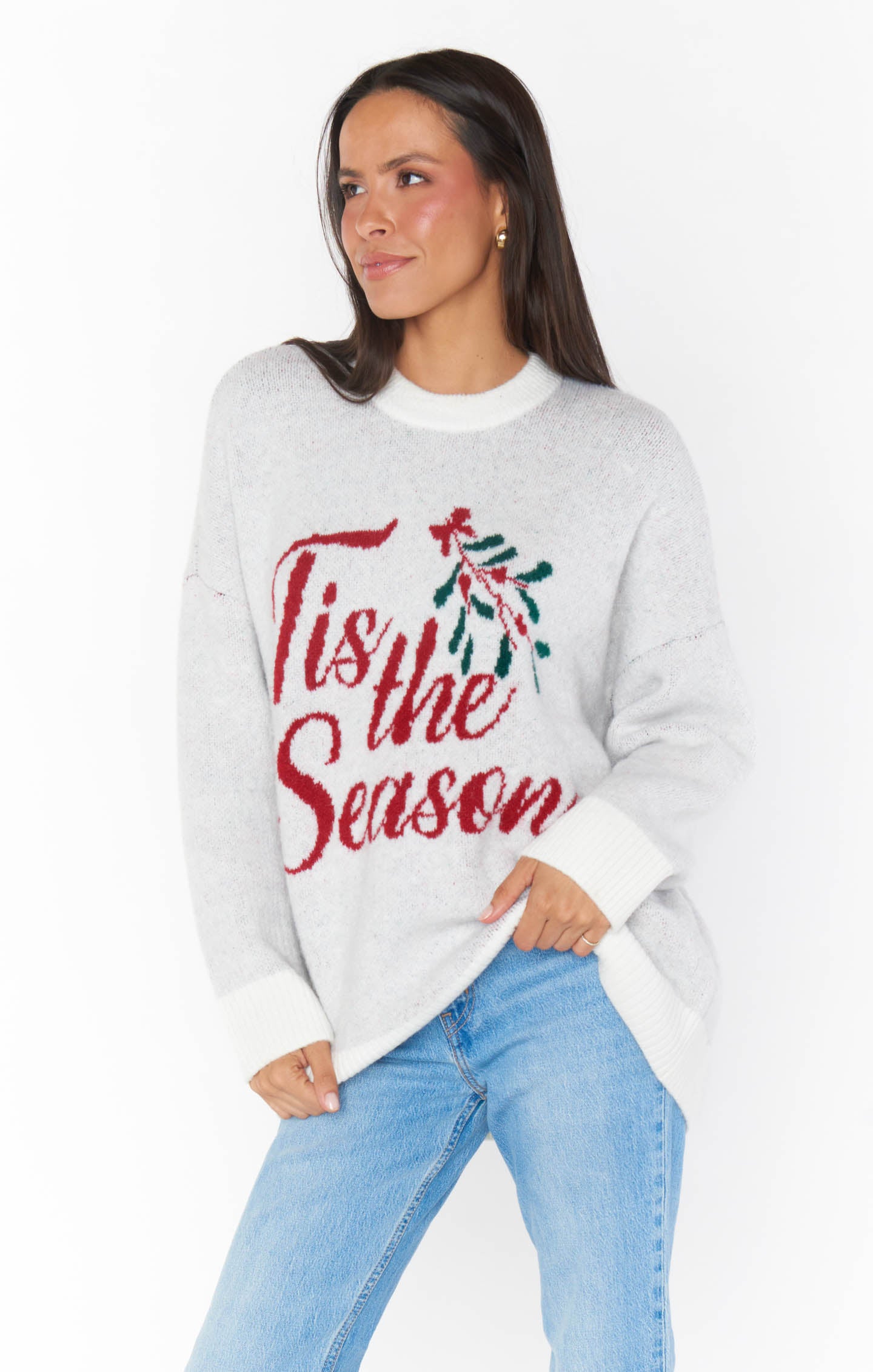 Cozy Holiday Graphic Crewneck Sweater | Classic Knit