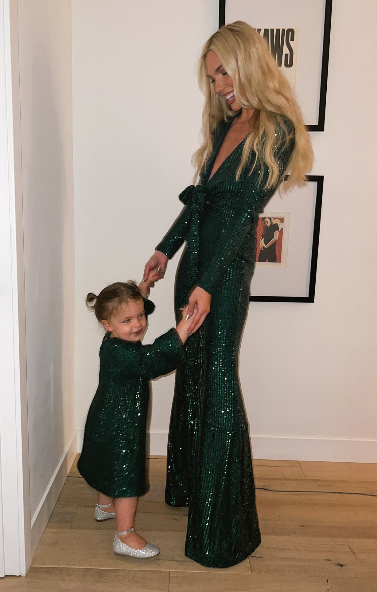 Emerald Sequin Dress for Girls | Once Upon A Time