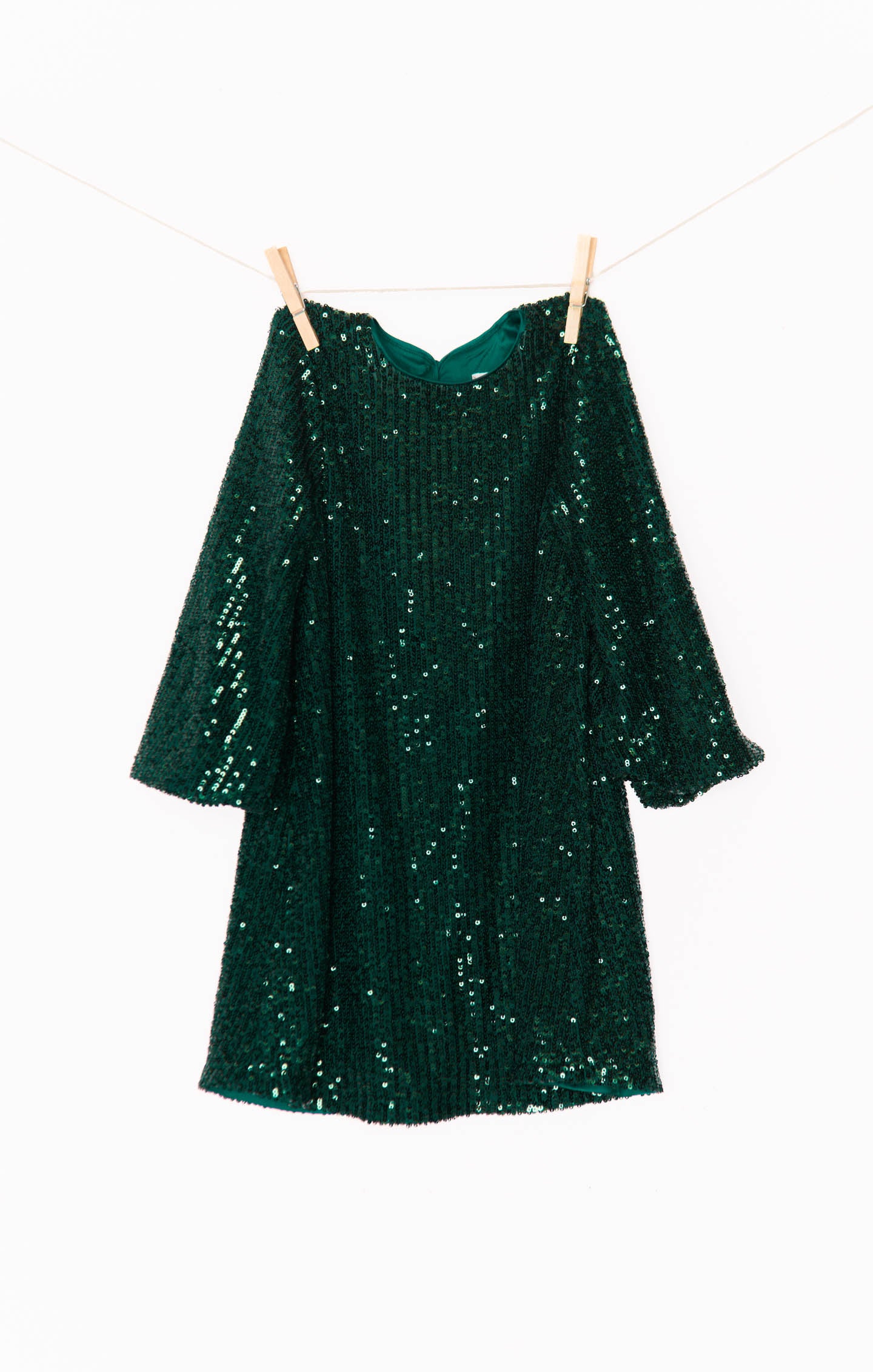 Emerald Sequin Dress for Girls | Once Upon A Time