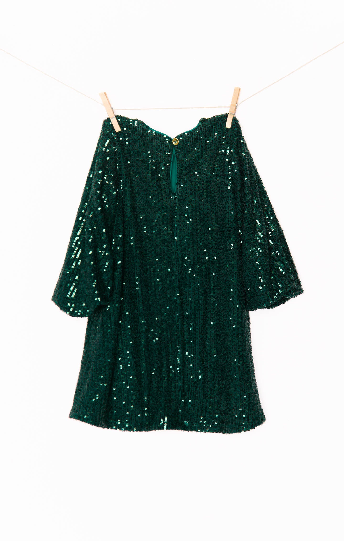 Emerald Sequin Dress for Girls | Once Upon A Time