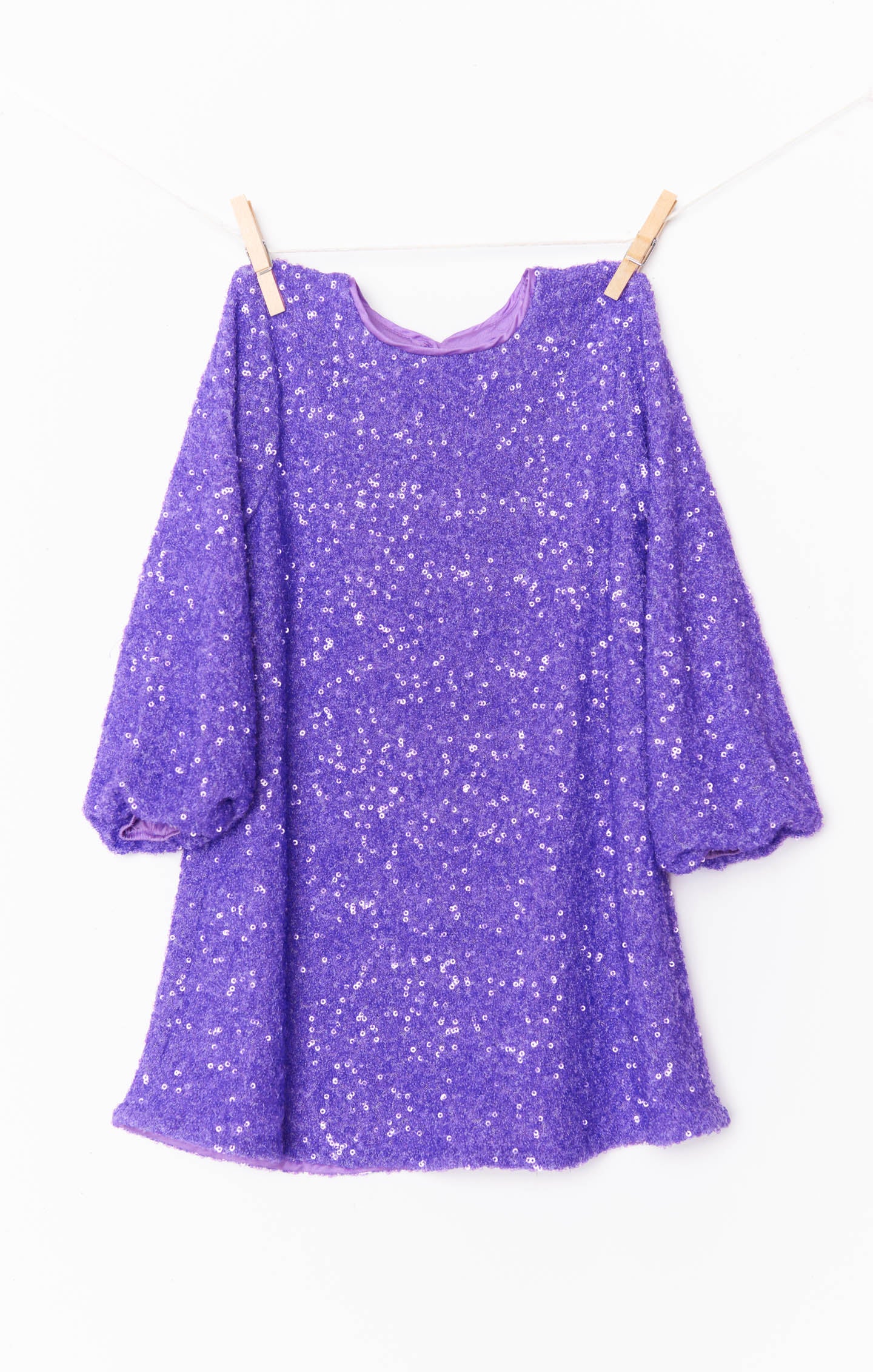 Sparkly Violet Sequined Dress for Girls | Once Upon A Time