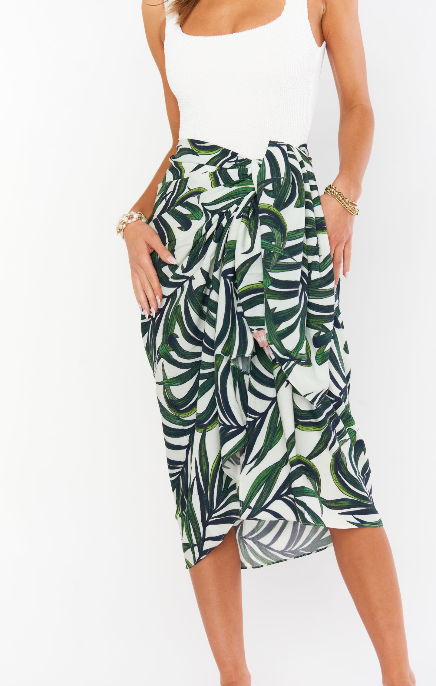 Beach Sarong for Women | Kiran Peruvian Palm Wrap