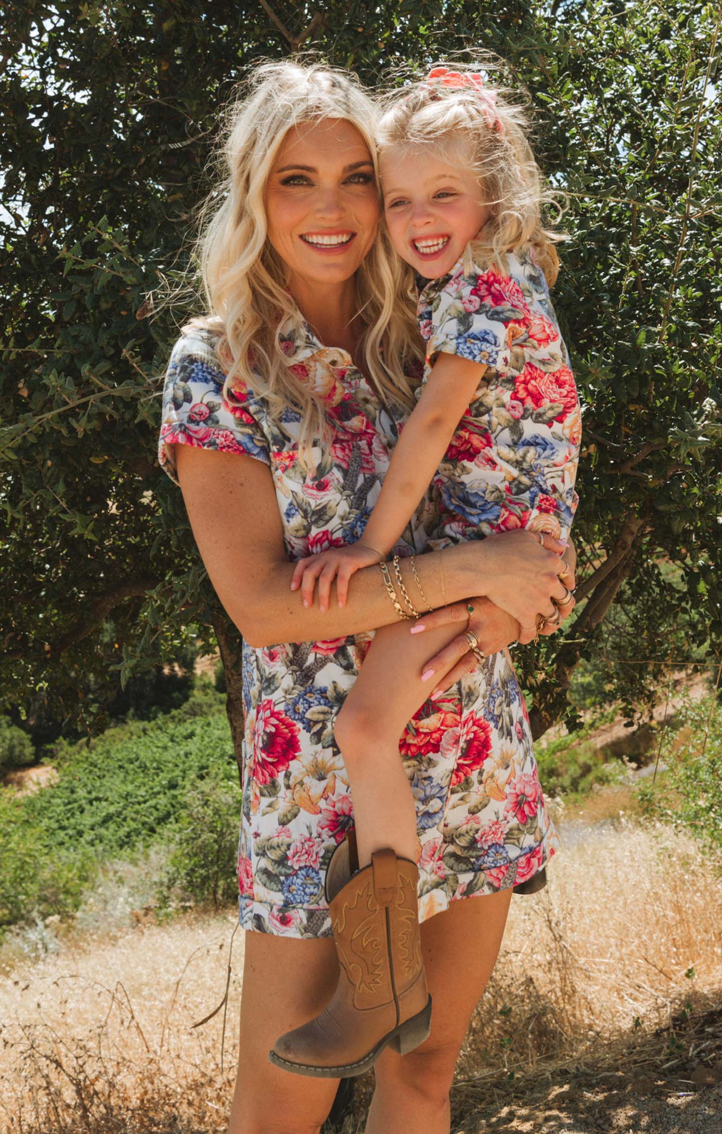 Denim Mini Romper for Kids | Dusty Meadows