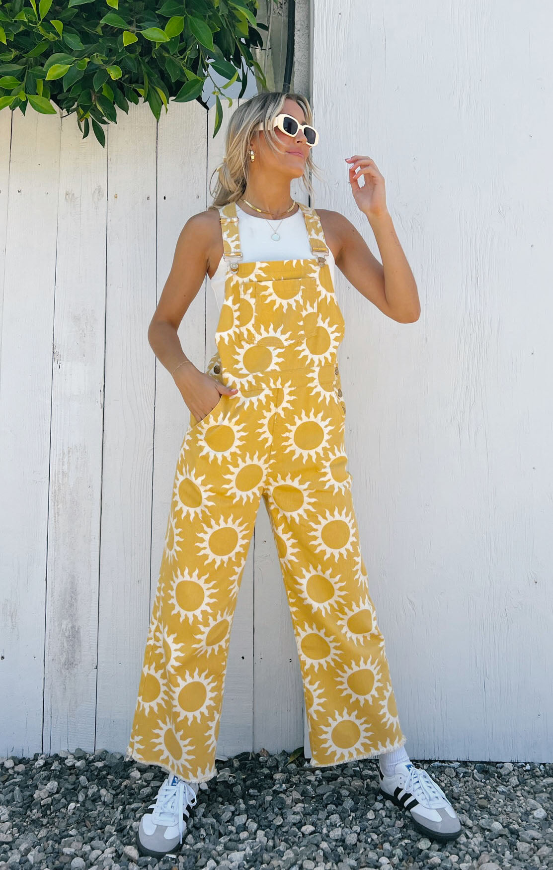 Relaxed Denim Overalls for Women | Marfa Paradise Sun