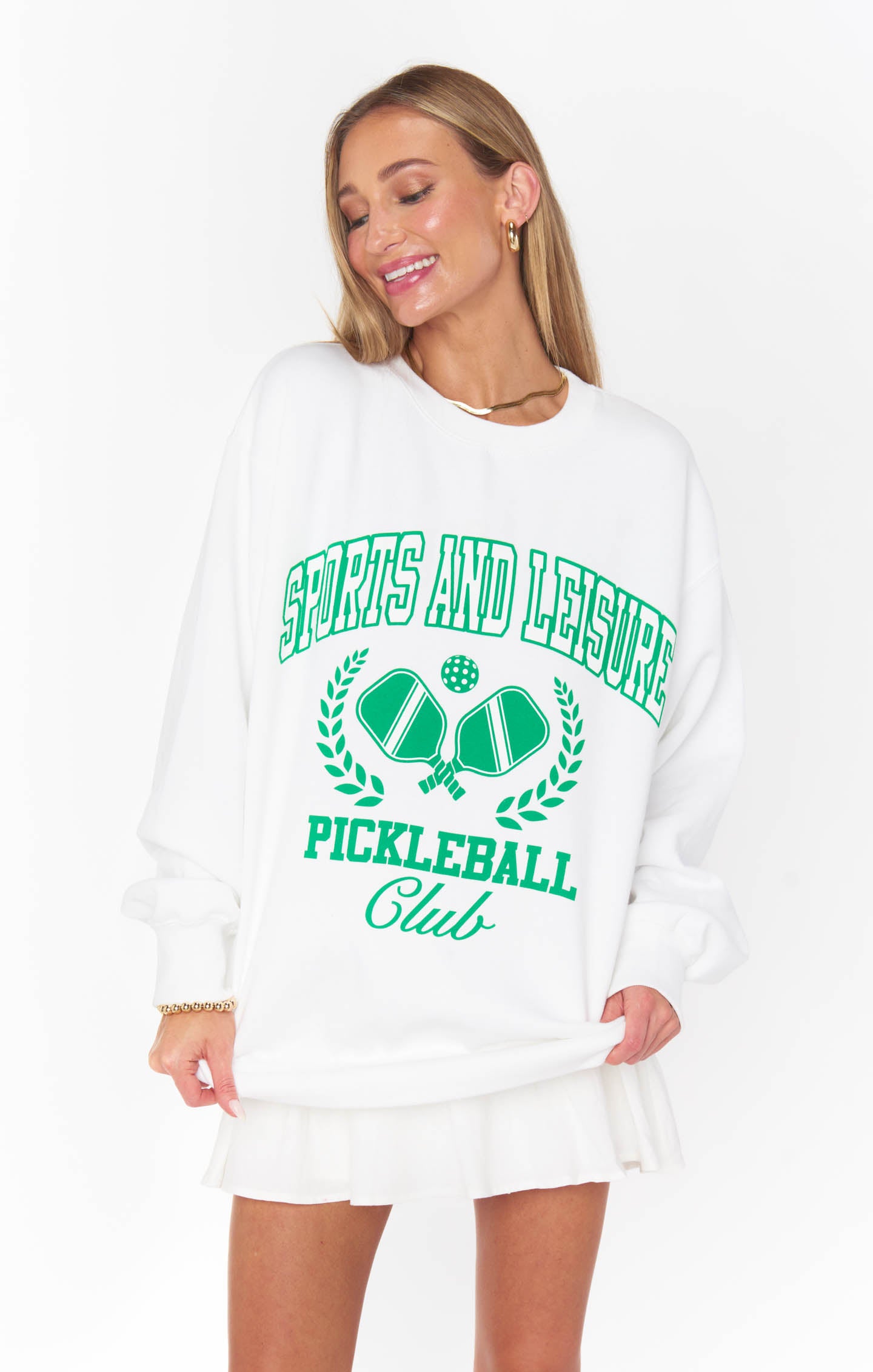 Oversized Sports Graphic Sweatshirt for Leisure | Stanley